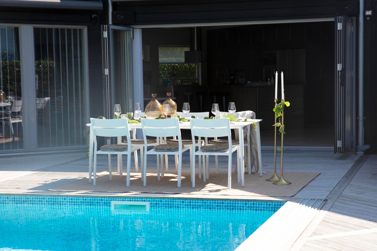 Brafab Nimes matbord Vit 200x98 cm