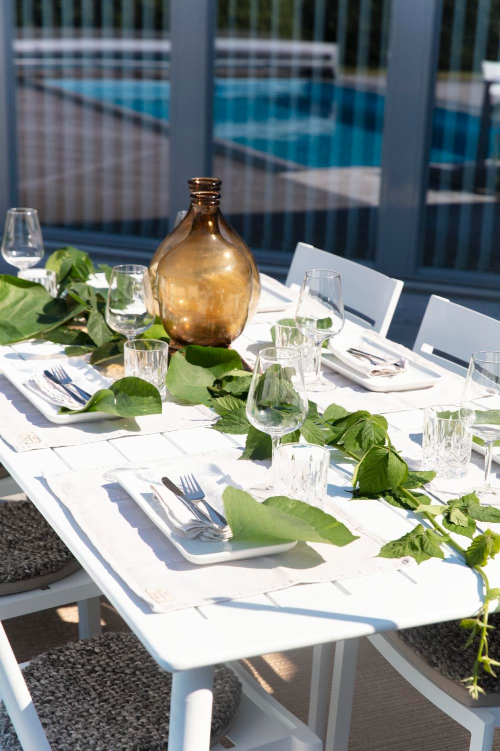 Brafab Nimes matbord Vit 200x98 cm