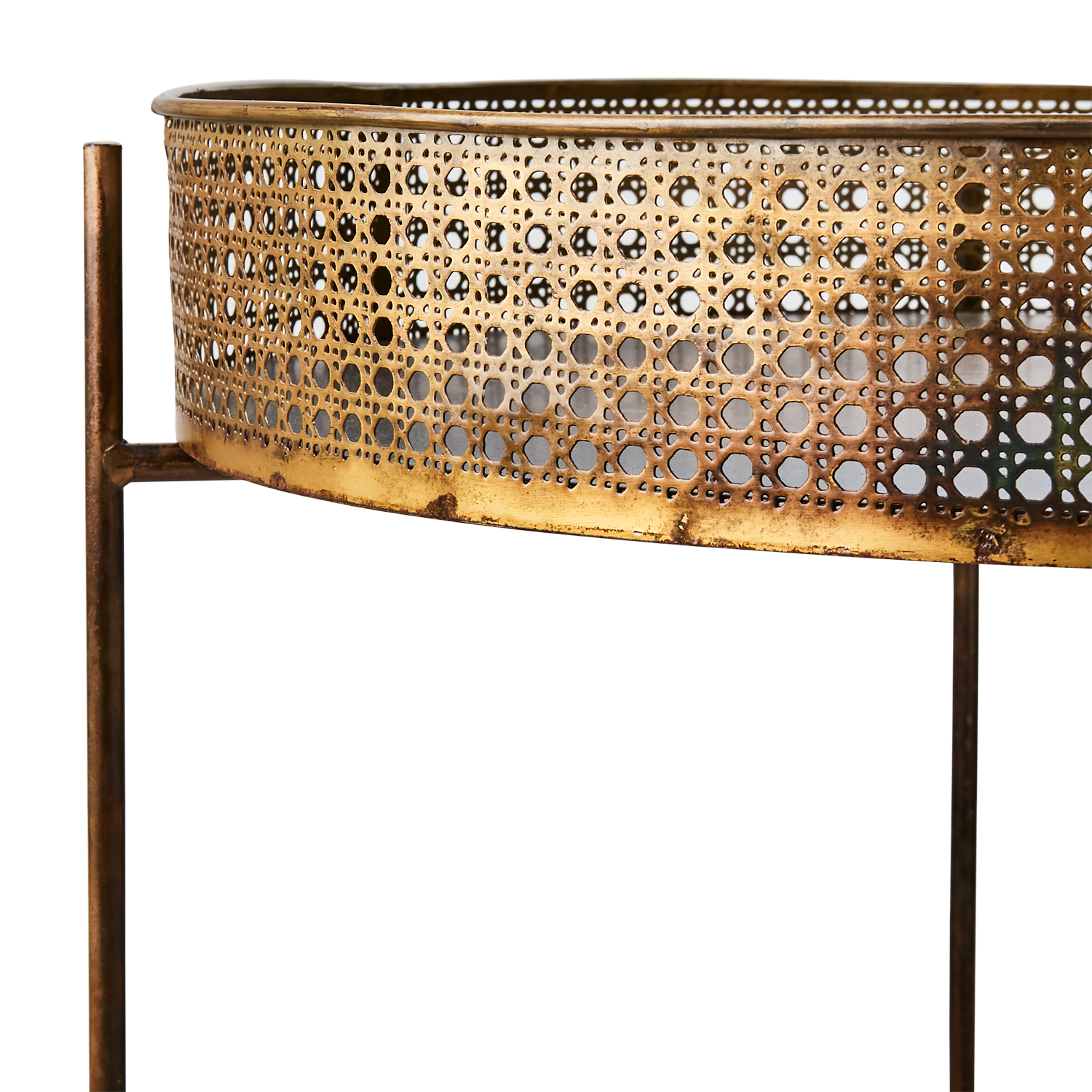 Affari of Sweden THOMAS Bord L, Mässingsfärgad