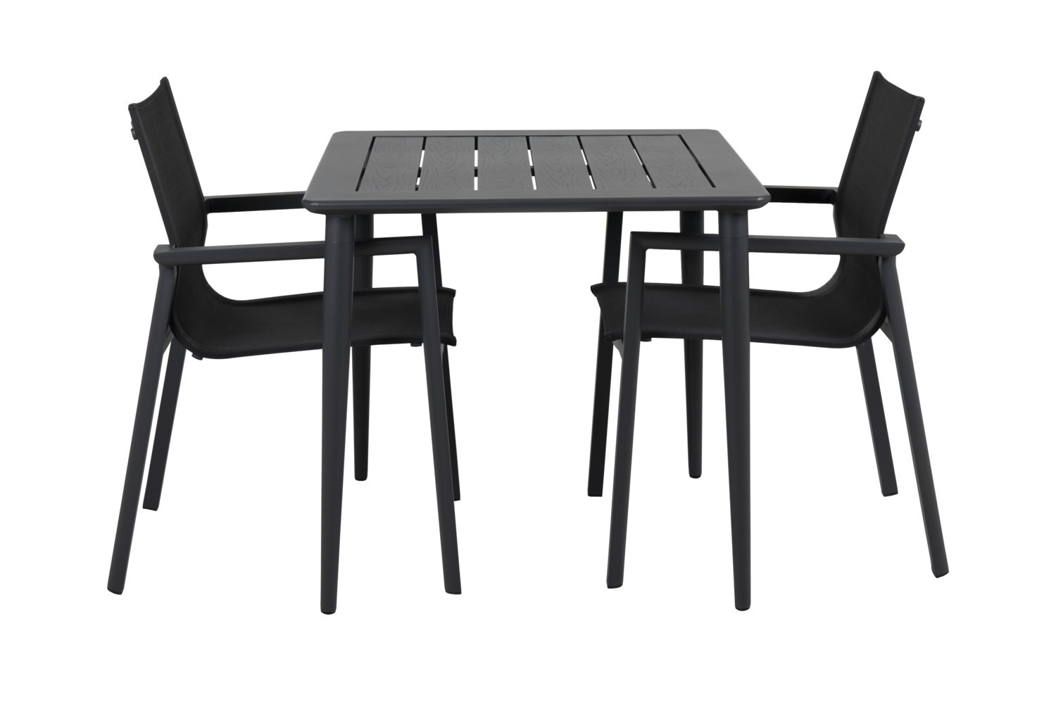 Brafab Nimes matbord Antracit 78x78 cm