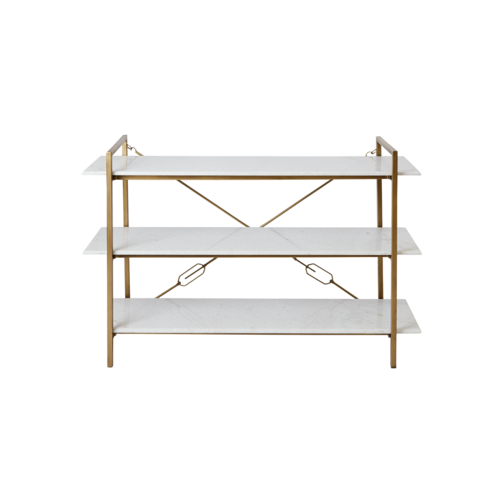 Affari of Sweden MILAN Hylla, Mässingsfärgad