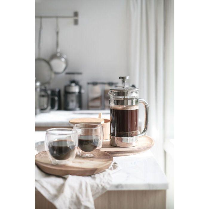 Modern House Lundi Presskanna med Handtag 21 cm Rostfri/Klar