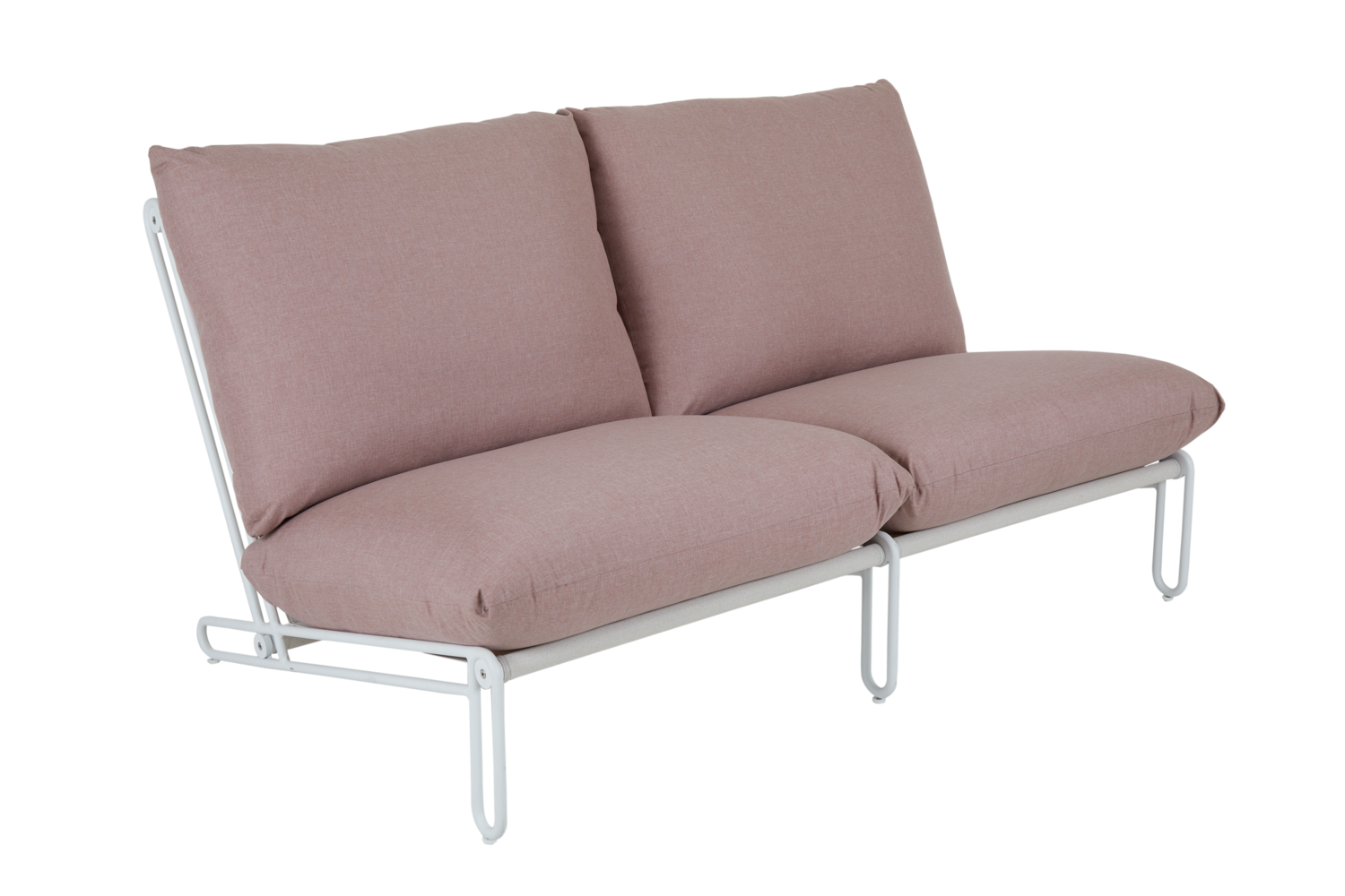 Brafab Blixt sittdel Vit/Dusty pink