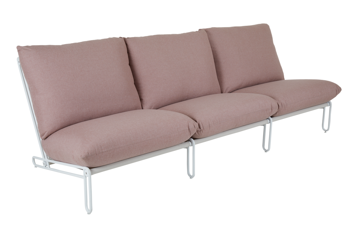 Brafab Blixt sittdel Vit/Dusty pink