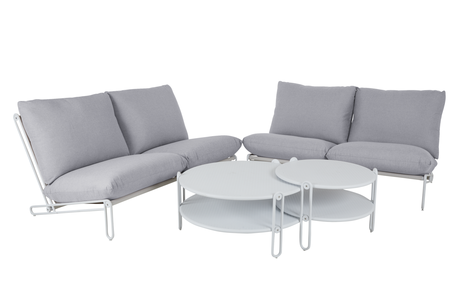 Brafab Blixt sittdel Vit/Sky grey