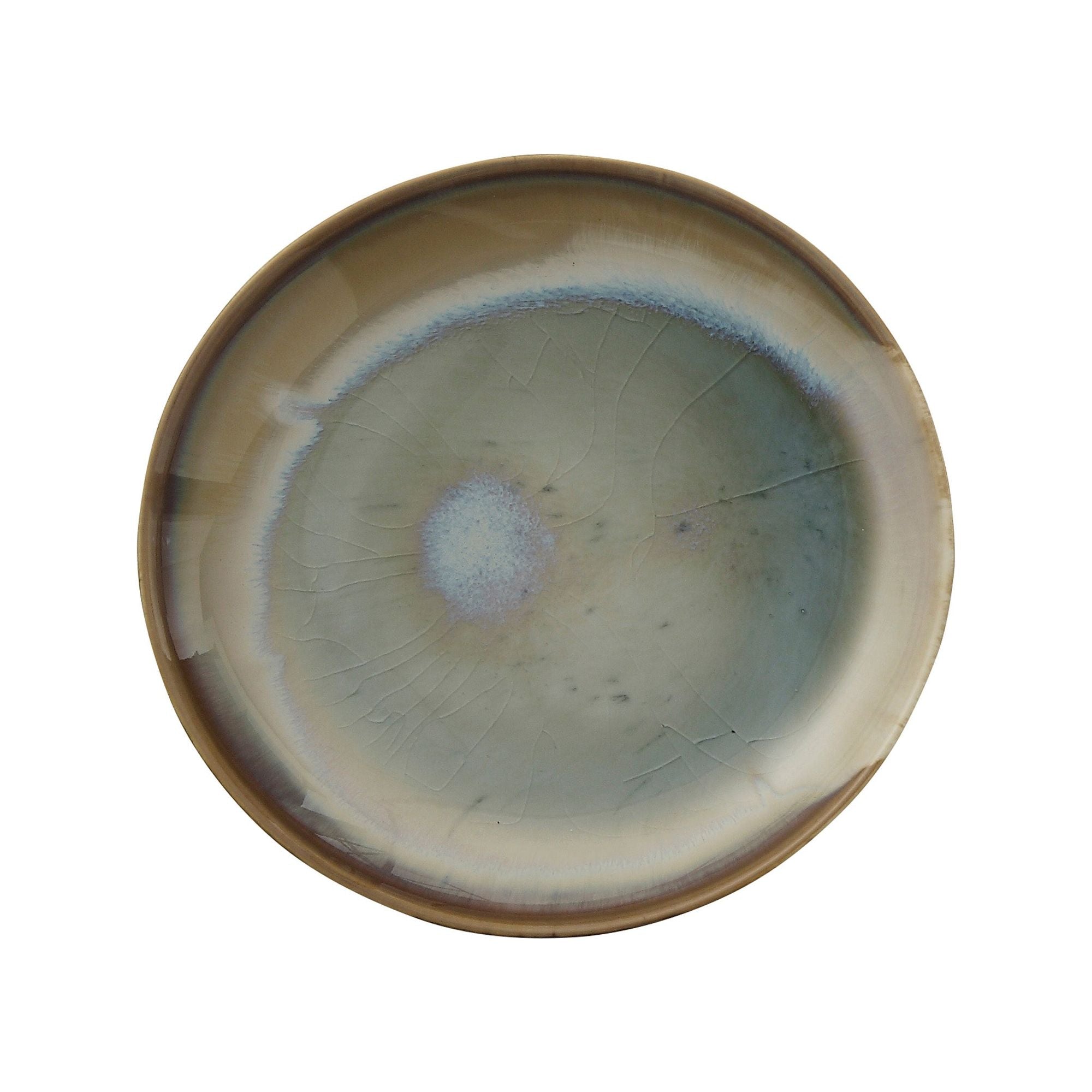 Creative Collection Heather Tallrik, Grön, Stengods