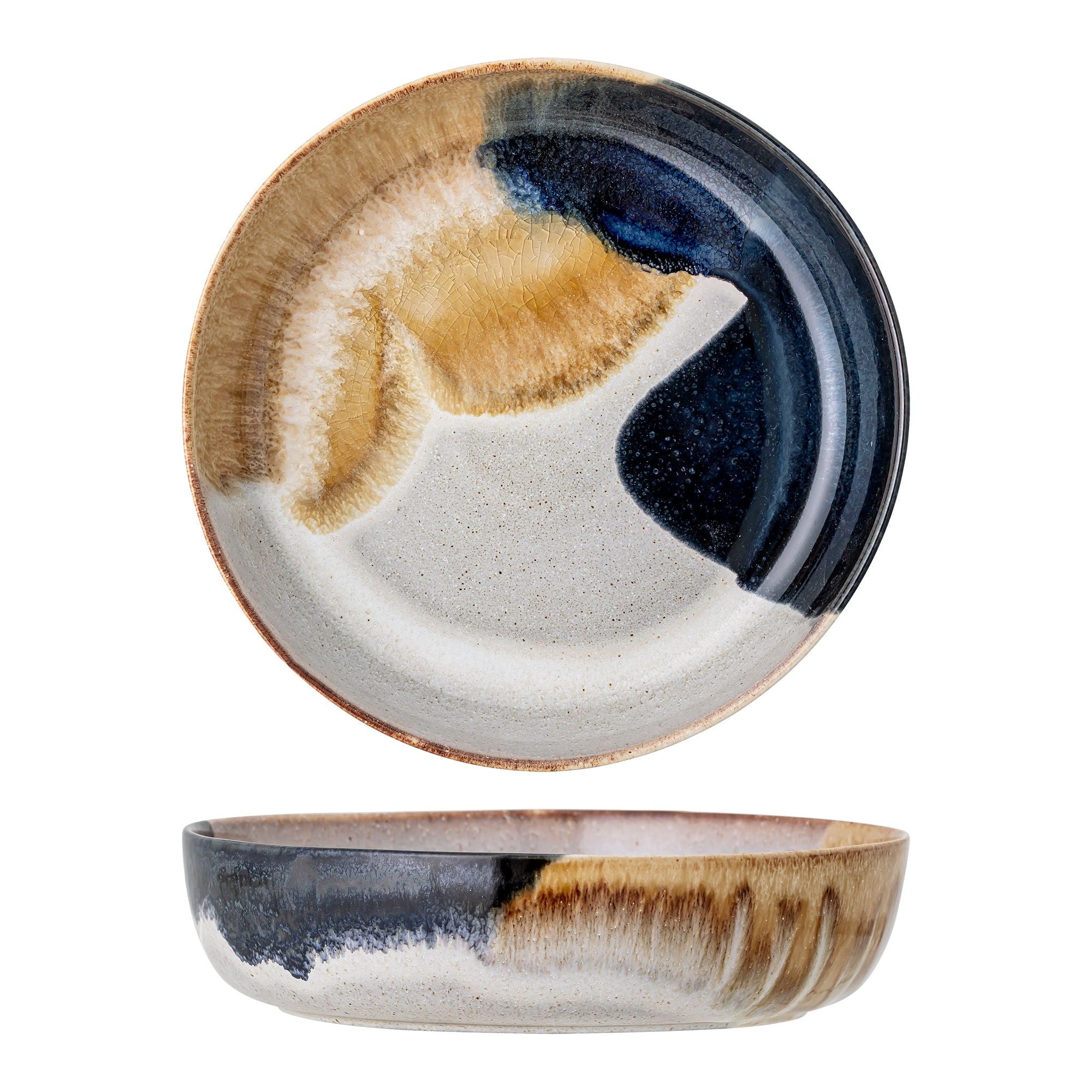 Bloomingville Jules Skål, Grå, Stengods