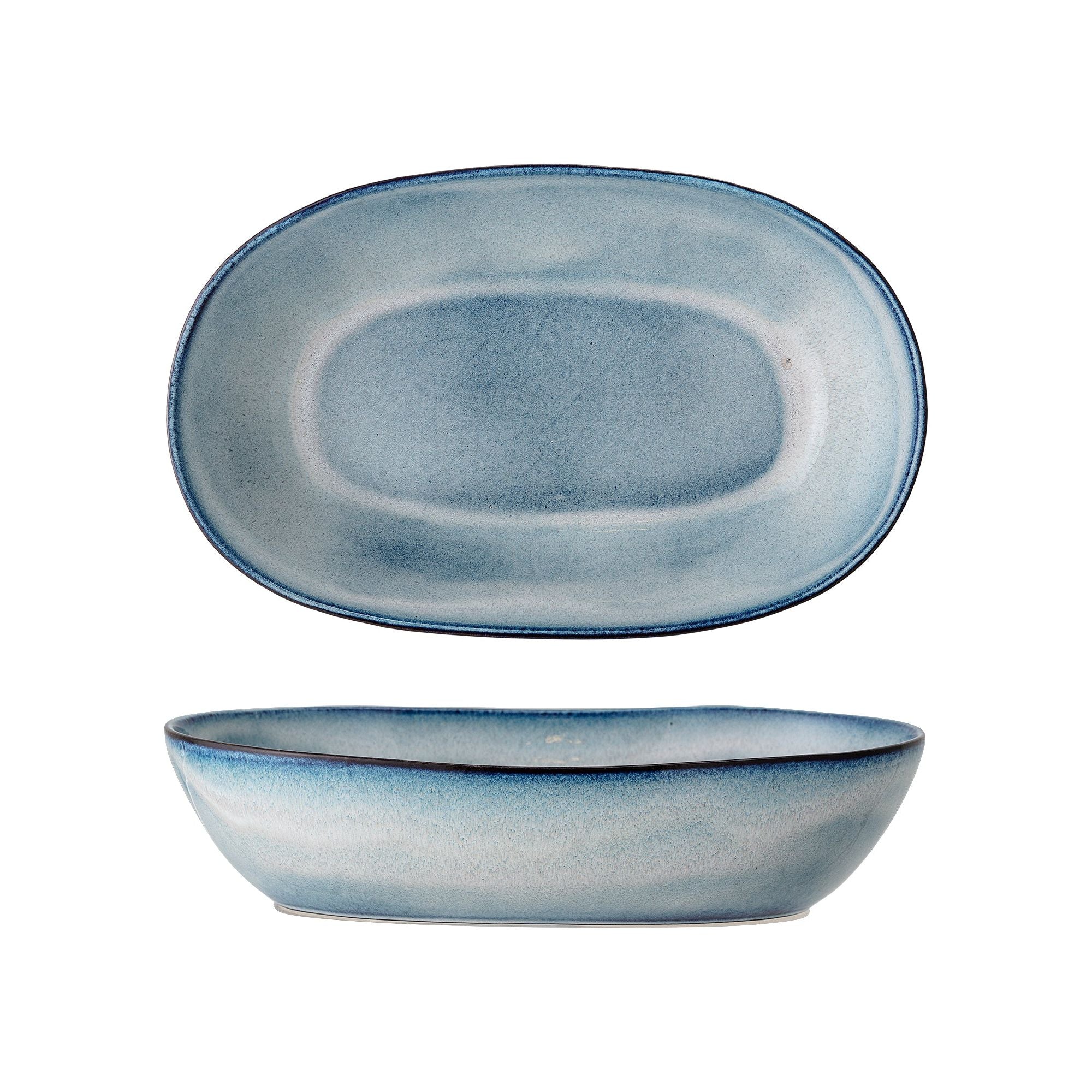 Bloomingville Sandrine Skål, Blå, Stengods