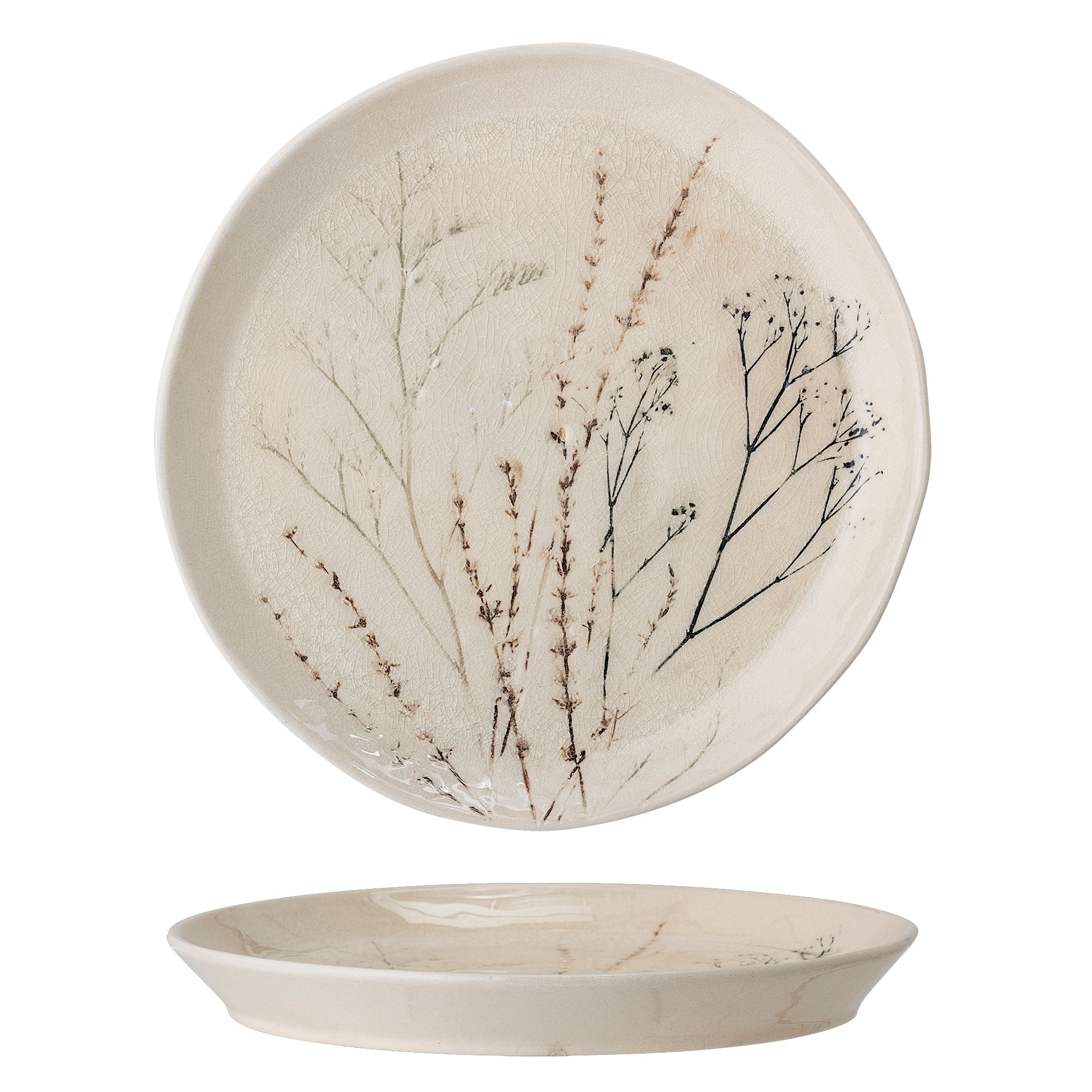 Bloomingville Bea Tallrik, Natur, Stengods