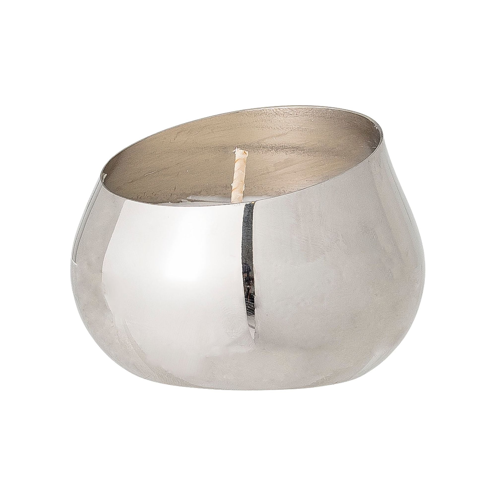 Illume X Bloomingville NO.1 Persilja Lime Doftljus, Silver, Vax