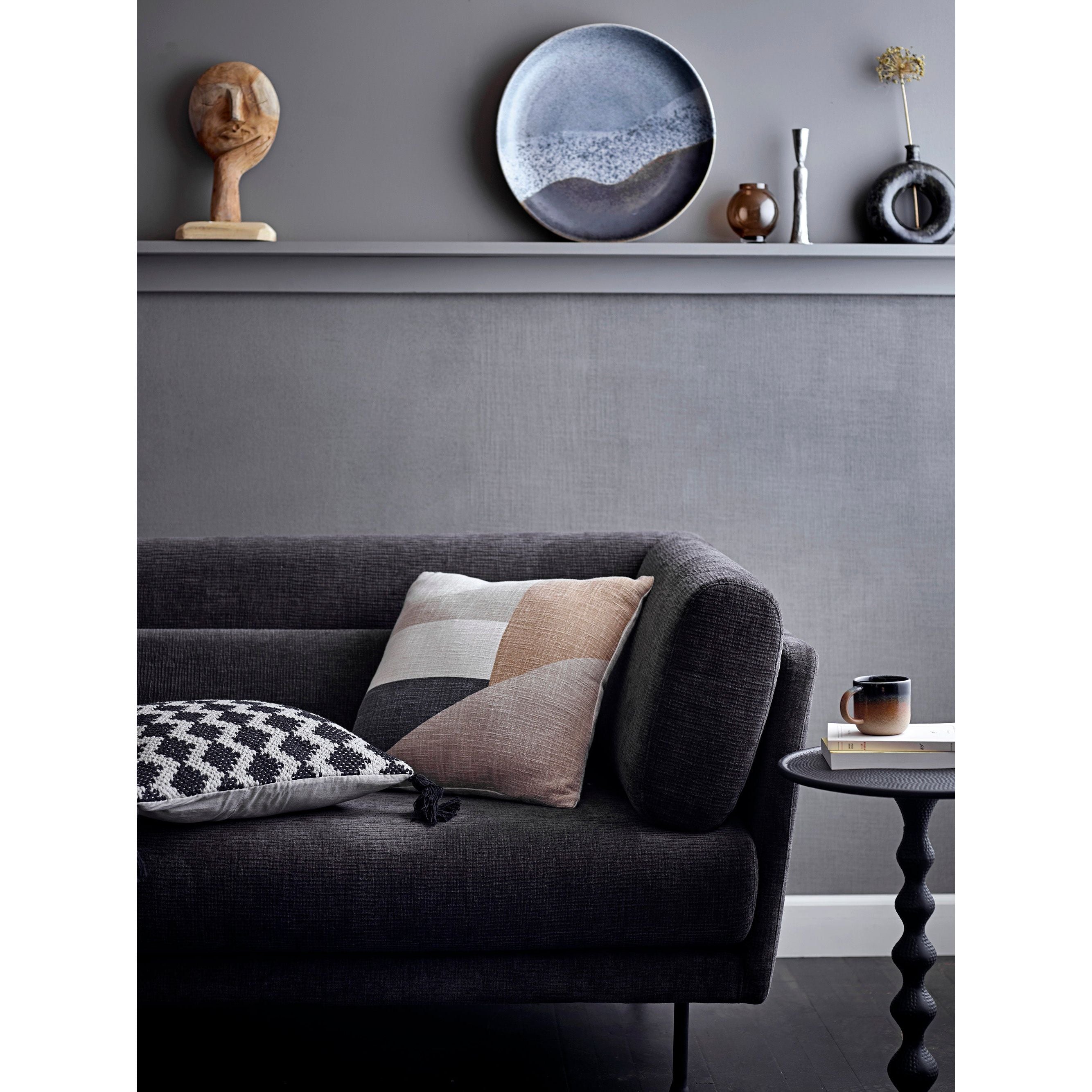 Bloomingville Baldvin Deco Vas, Brun, Stengods