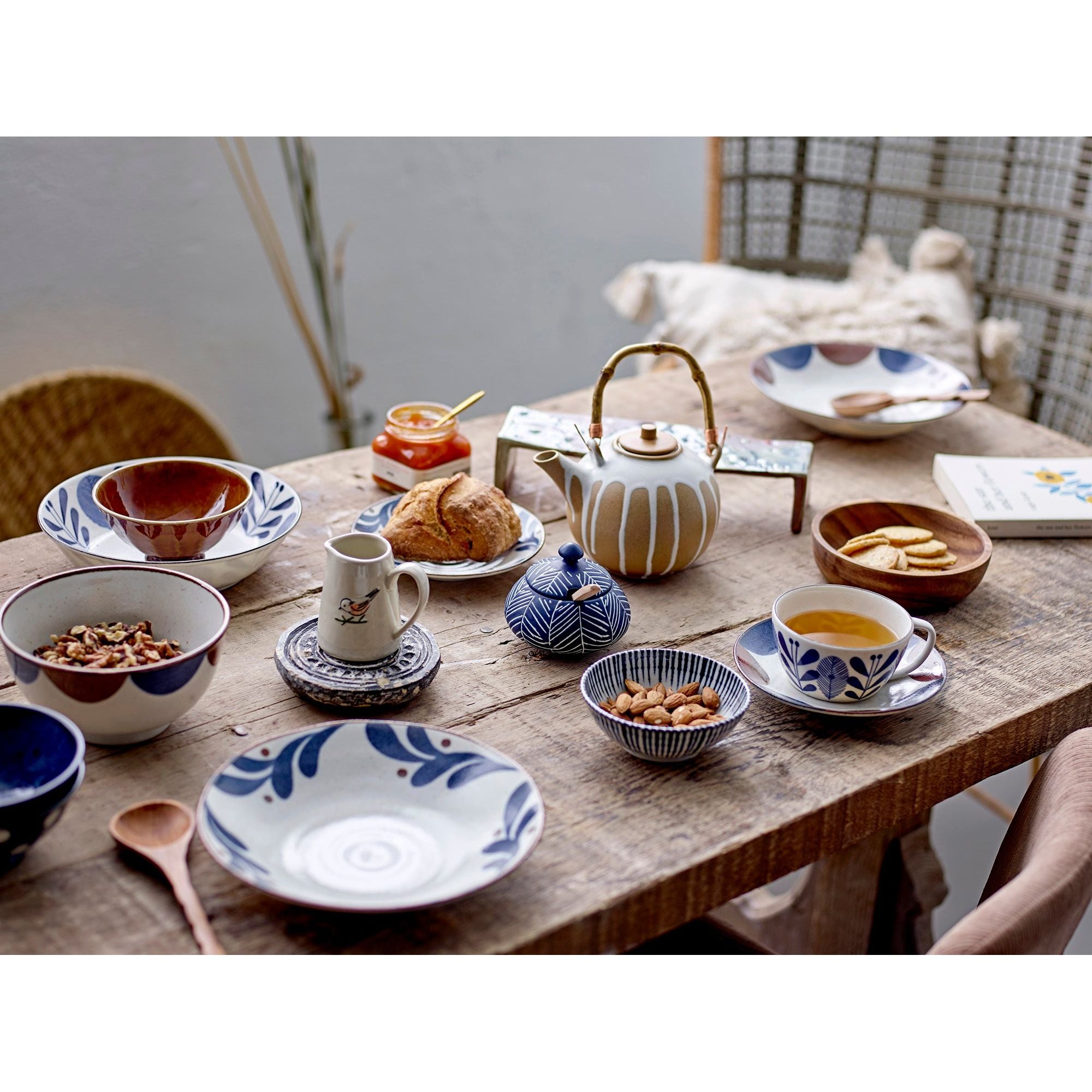 Creative Collection Camellia Tallrik, Blå, Porslin