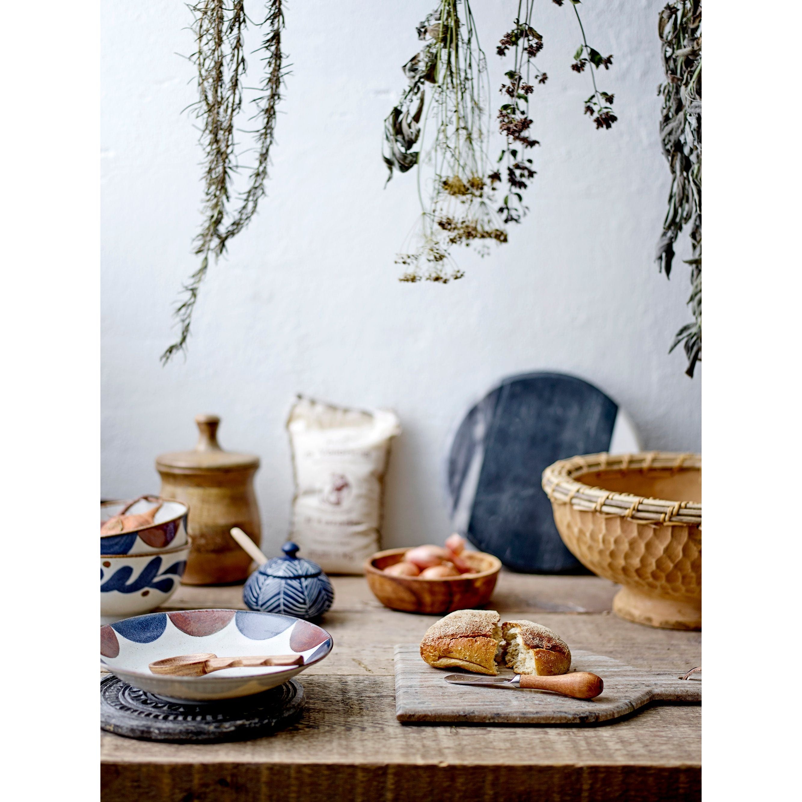 Creative Collection Camellia Skål, Blå, Porslin