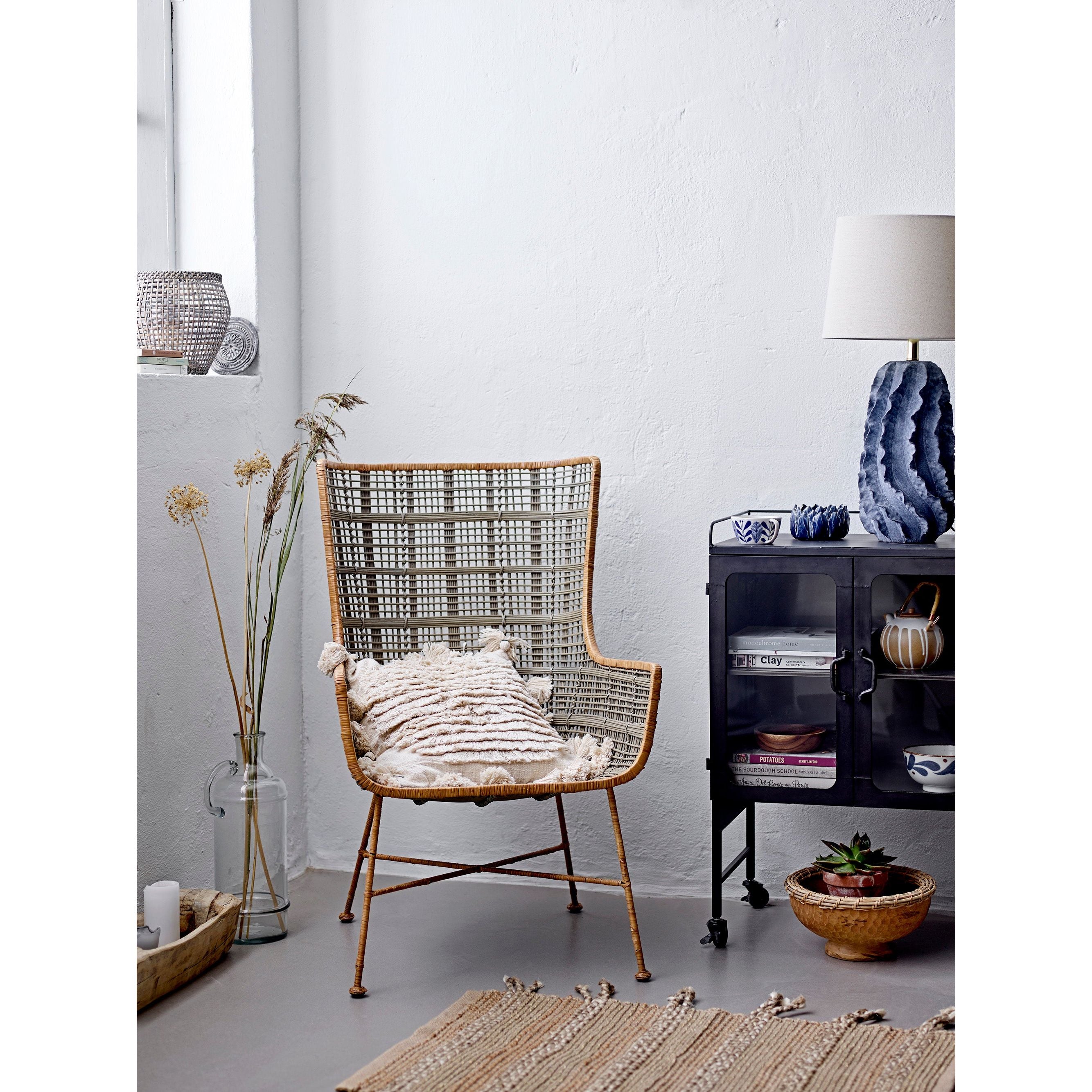 Creative Collection Camellia Skål, Blå, Porslin