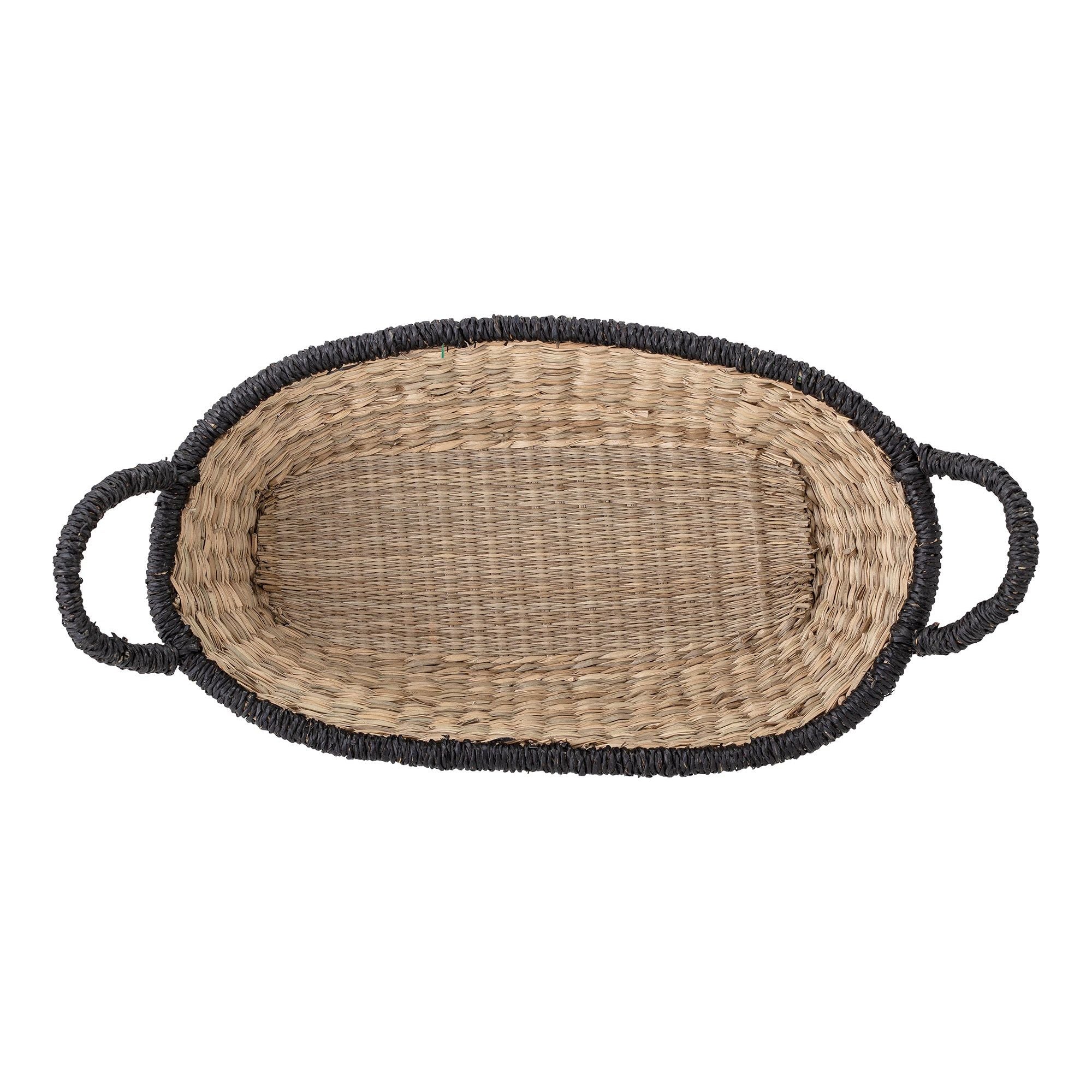 Bloomingville Ji Korg, Svart, Sjögräs