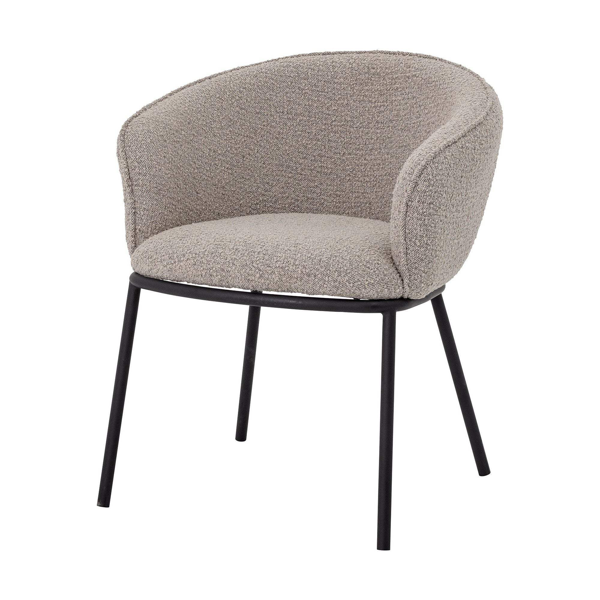 Bloomingville Cortone Matstol, Grå, Polyester