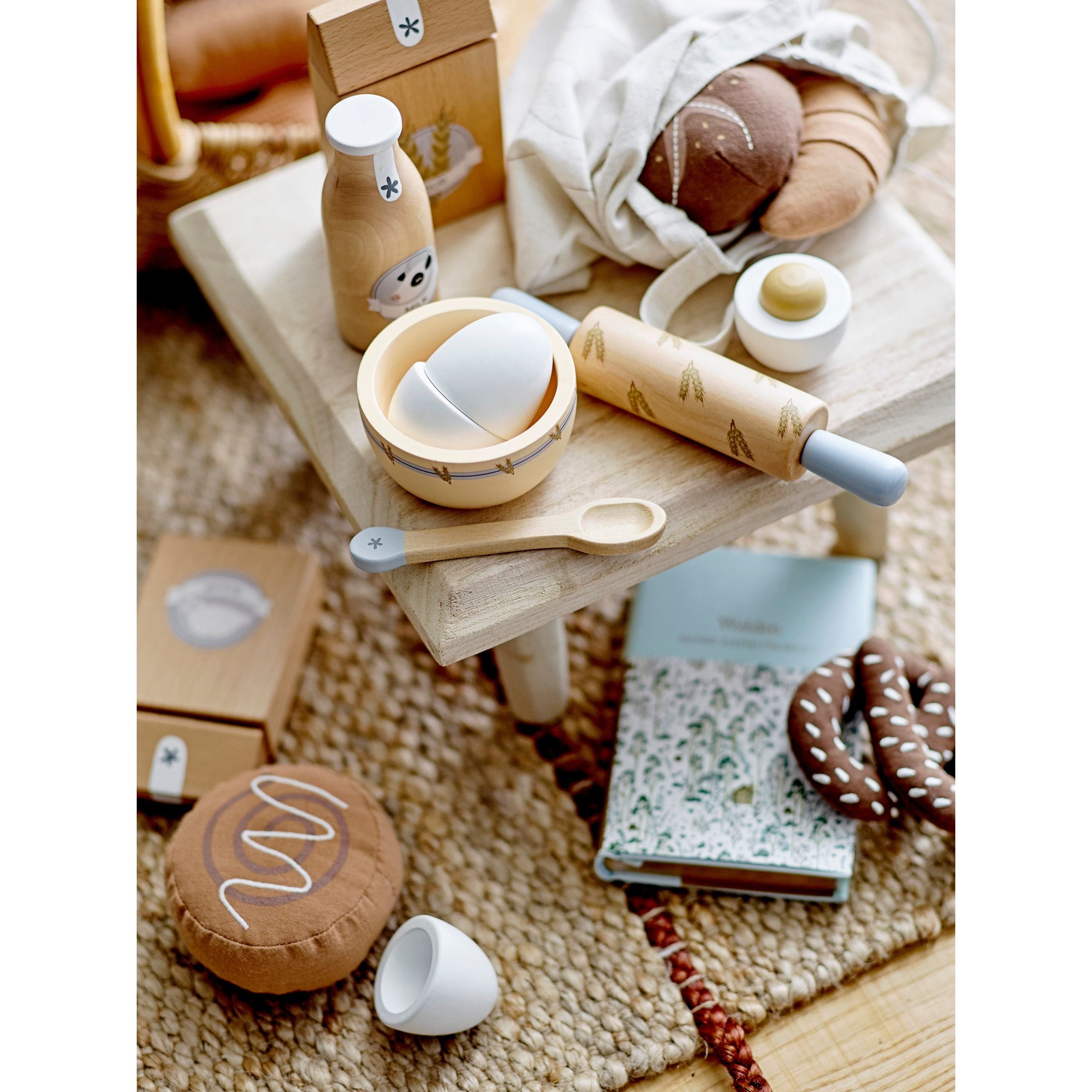 Bloomingville Mini Snorre Lekset, Mat, Brun, Bomull