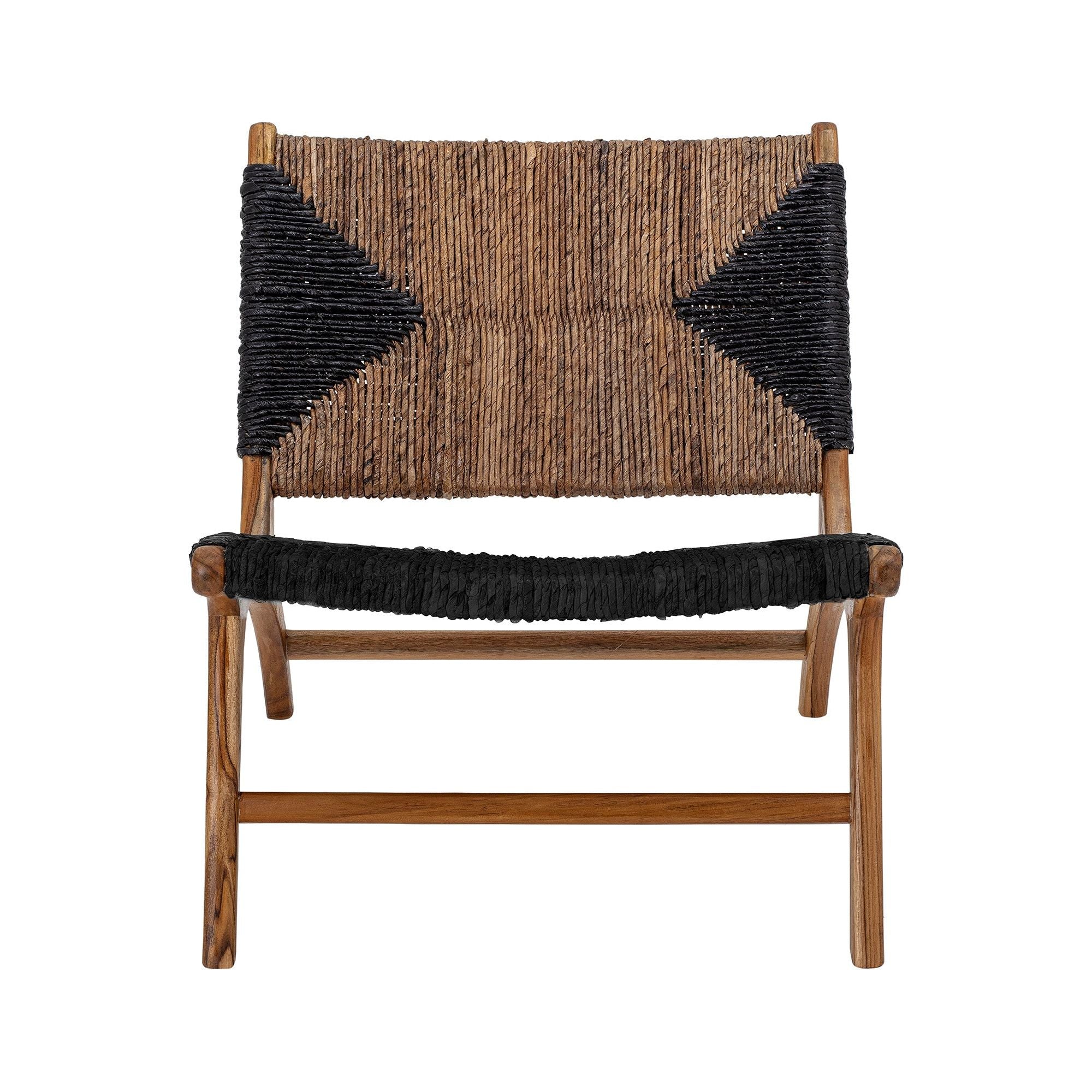 Creative Collection Grant Loungestol, Svart, Teak