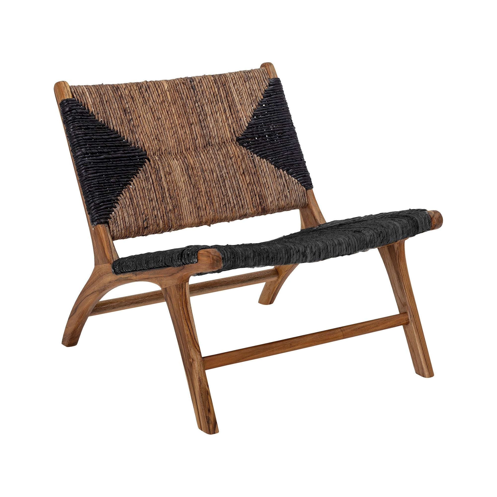 Creative Collection Grant Loungestol, Svart, Teak