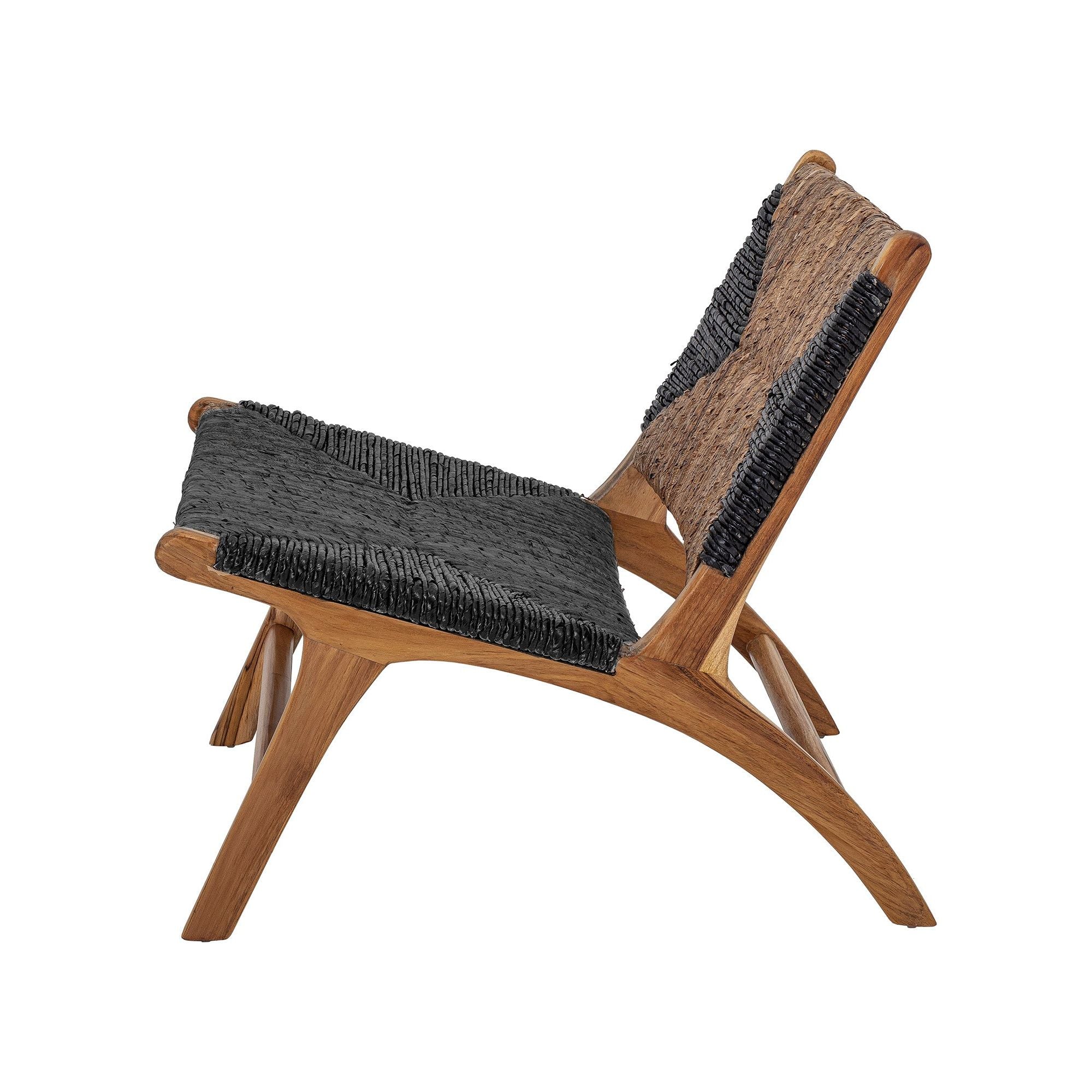 Creative Collection Grant Loungestol, Svart, Teak