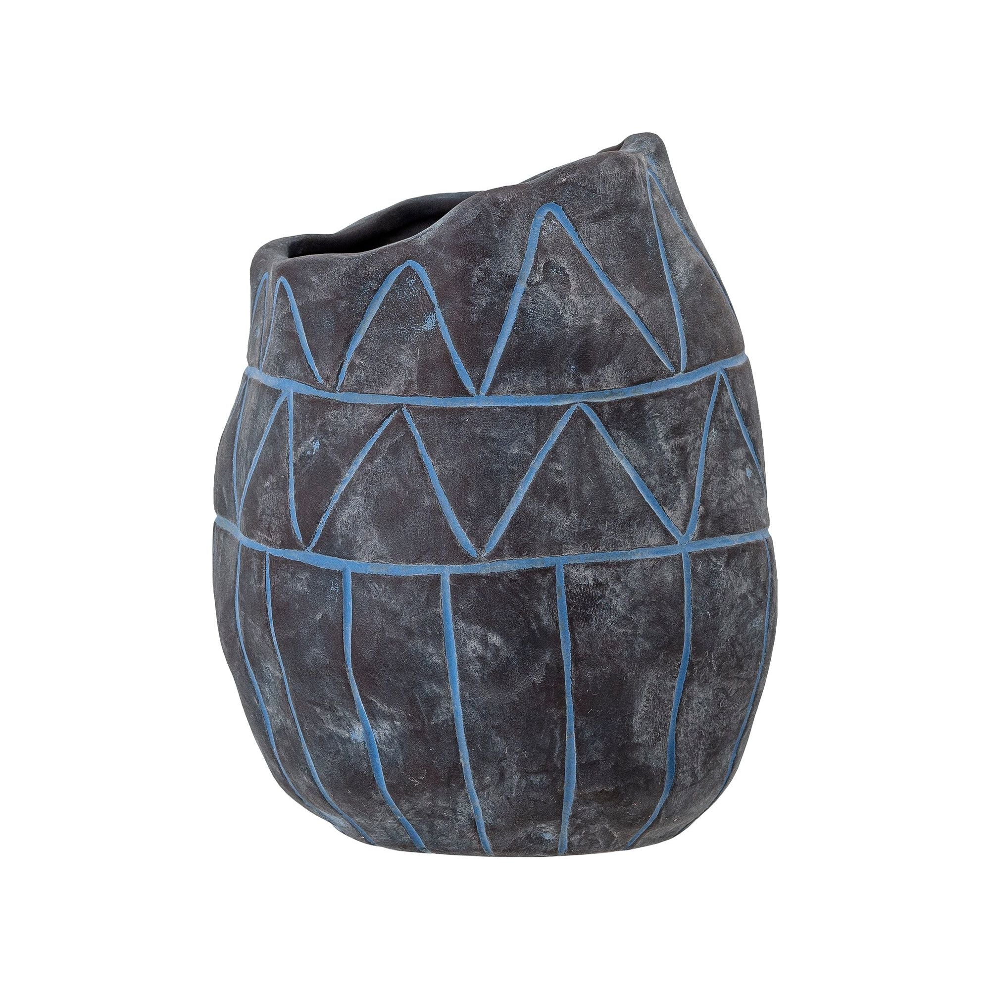 Creative Collection Ivo Deco Vas, Blå, Keramik