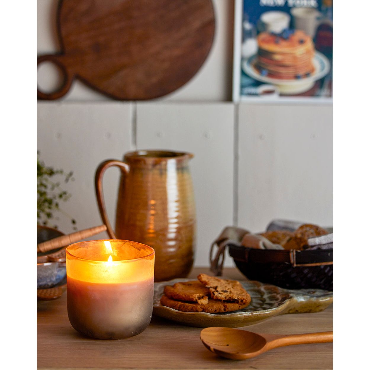 Illume X Bloomingville NO.4-Citronverbena Doftljus, Natur, Vax