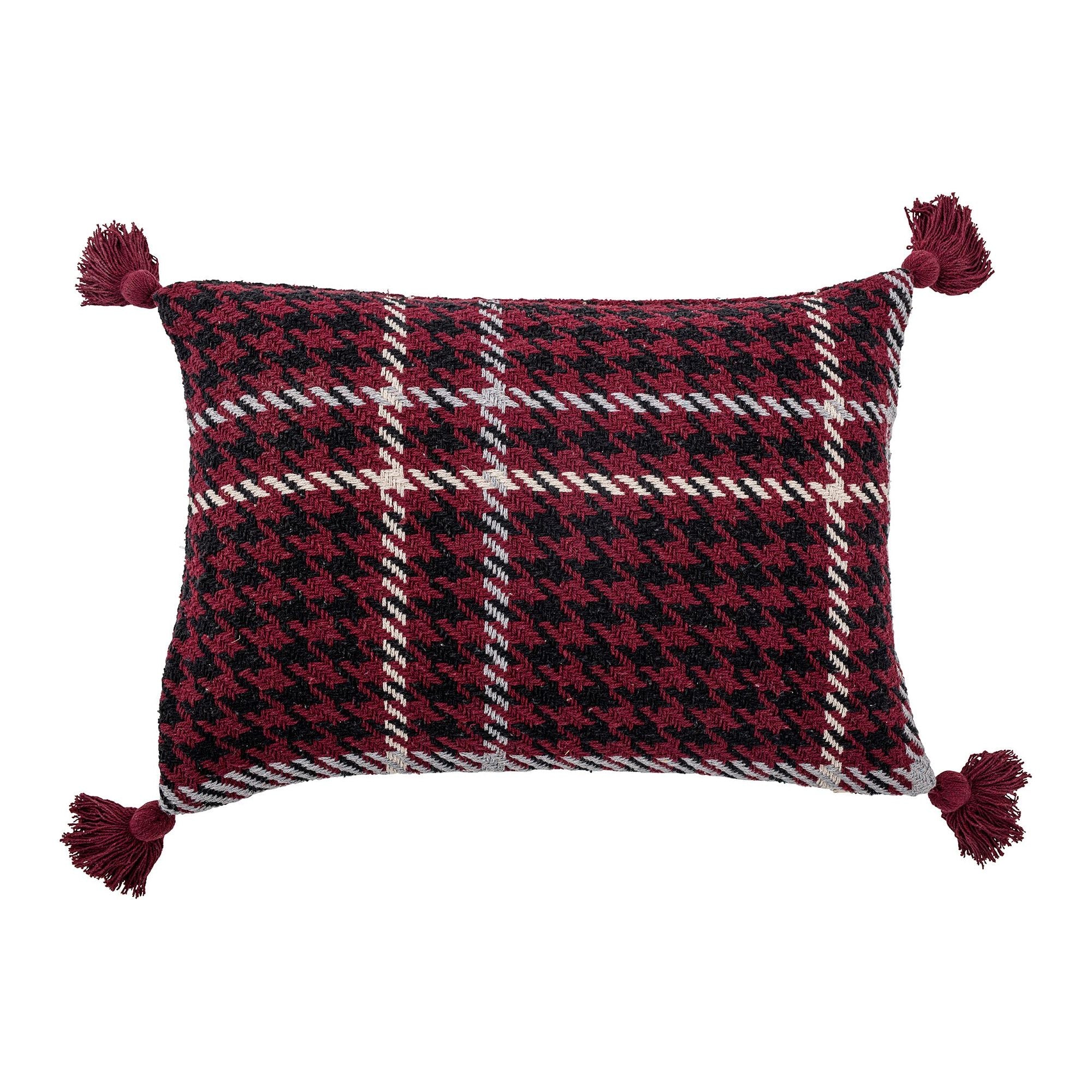 Bloomingville Rivel Kuddfodral, Röd, Återvunnen Bomull