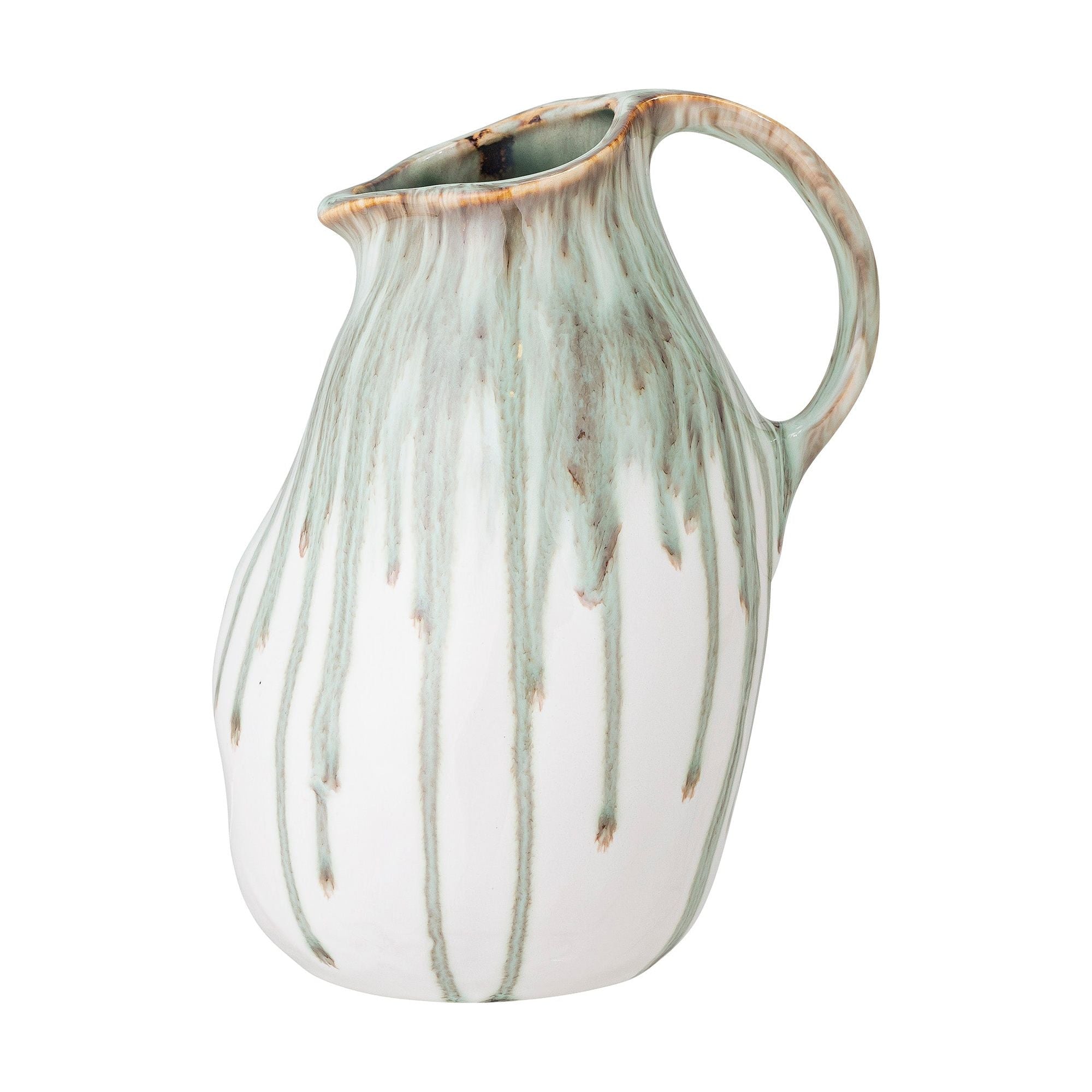 Creative Collection Link Deco Vas, Grön, Stengods