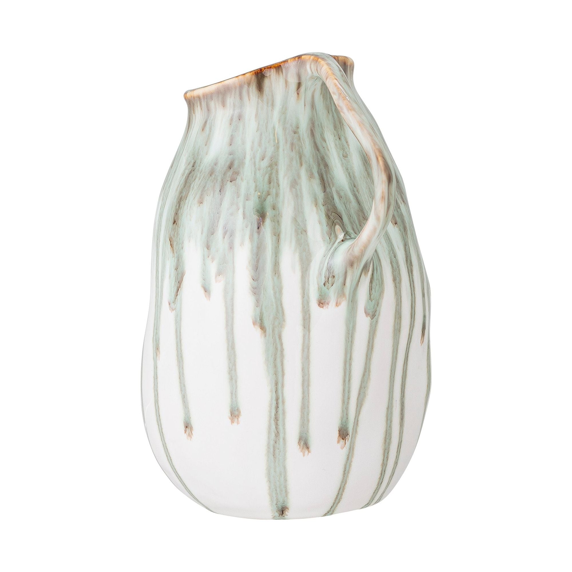 Creative Collection Link Deco Vas, Grön, Stengods