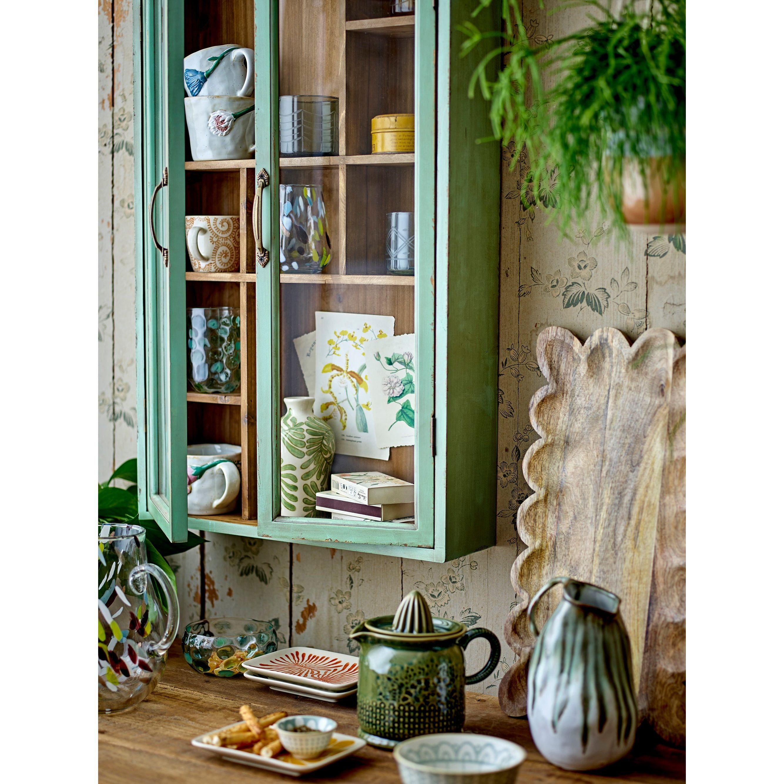 Creative Collection Link Deco Vas, Grön, Stengods