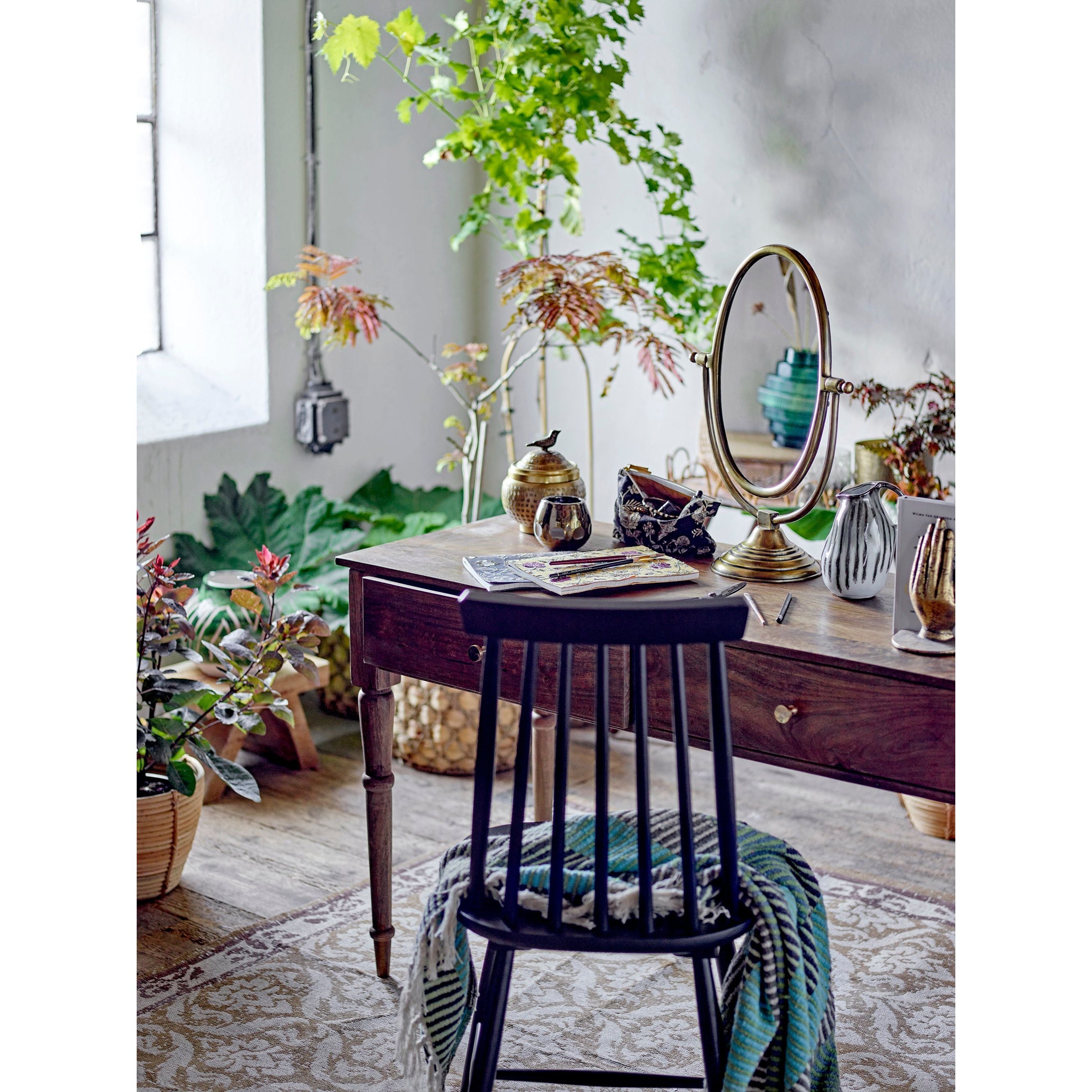 Creative Collection Link Deco Vas, Grön, Stengods