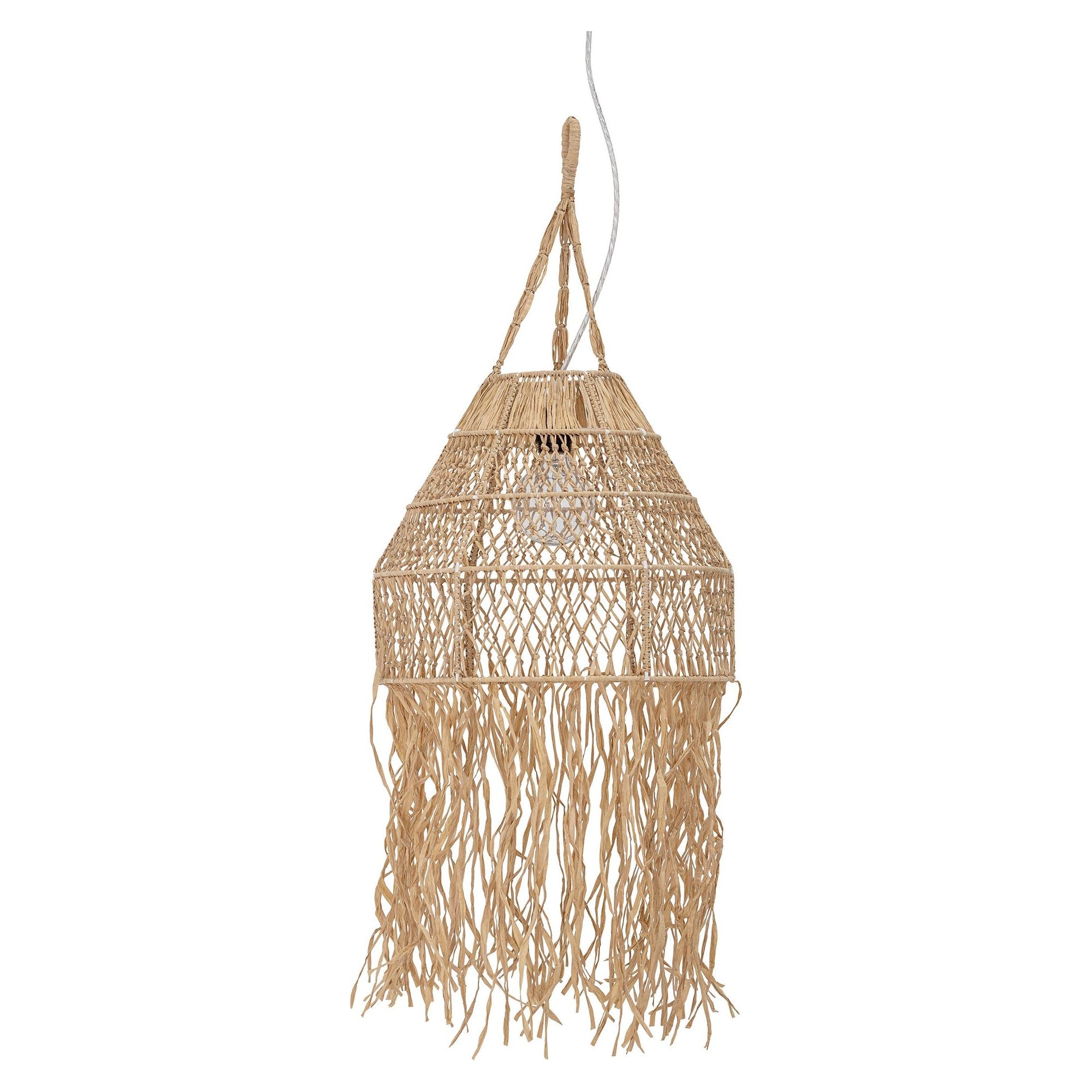 Creative Collection Thora Pendellampa, Natur, Rafia