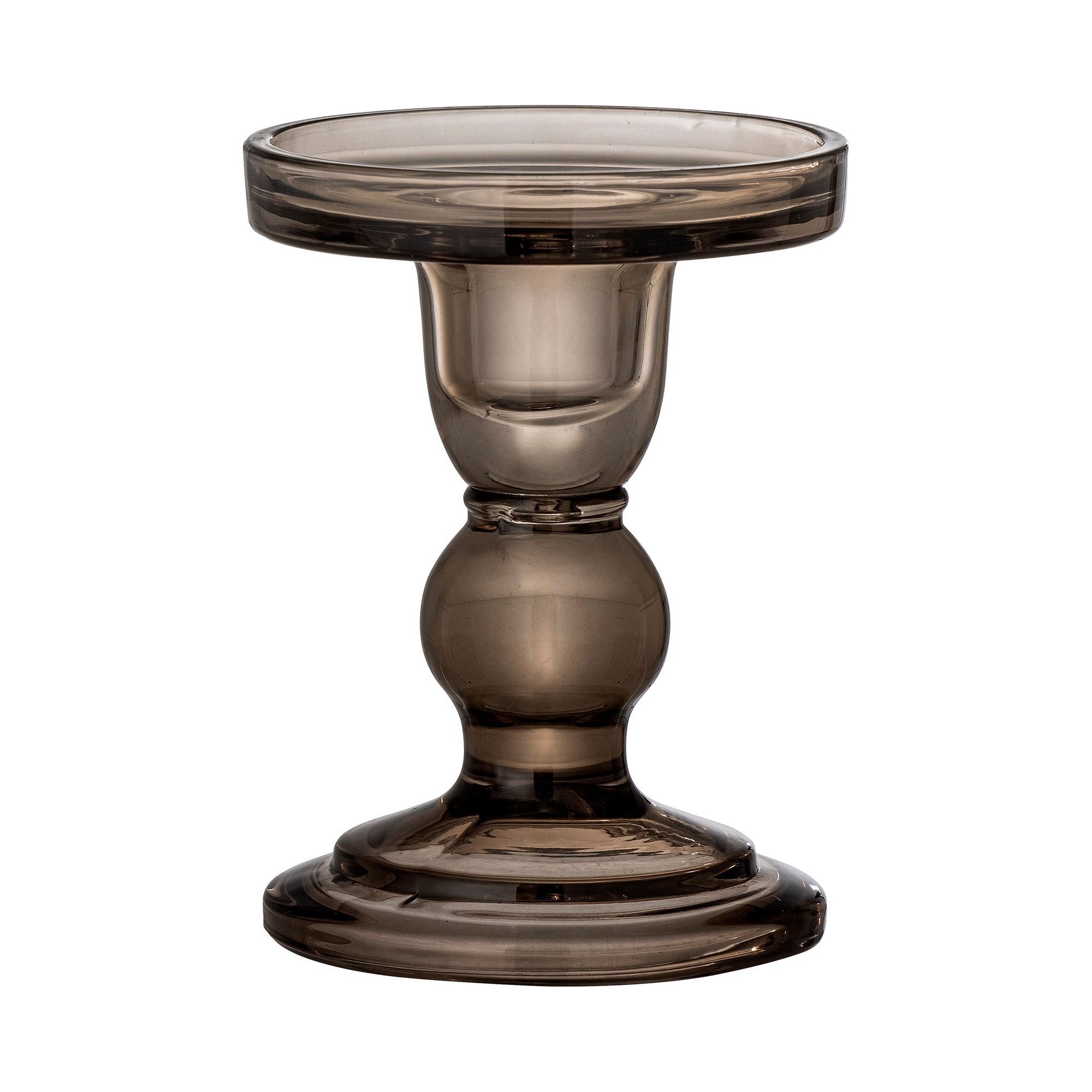 Bloomingville Joslyn Ljusstake, Grå, Glas