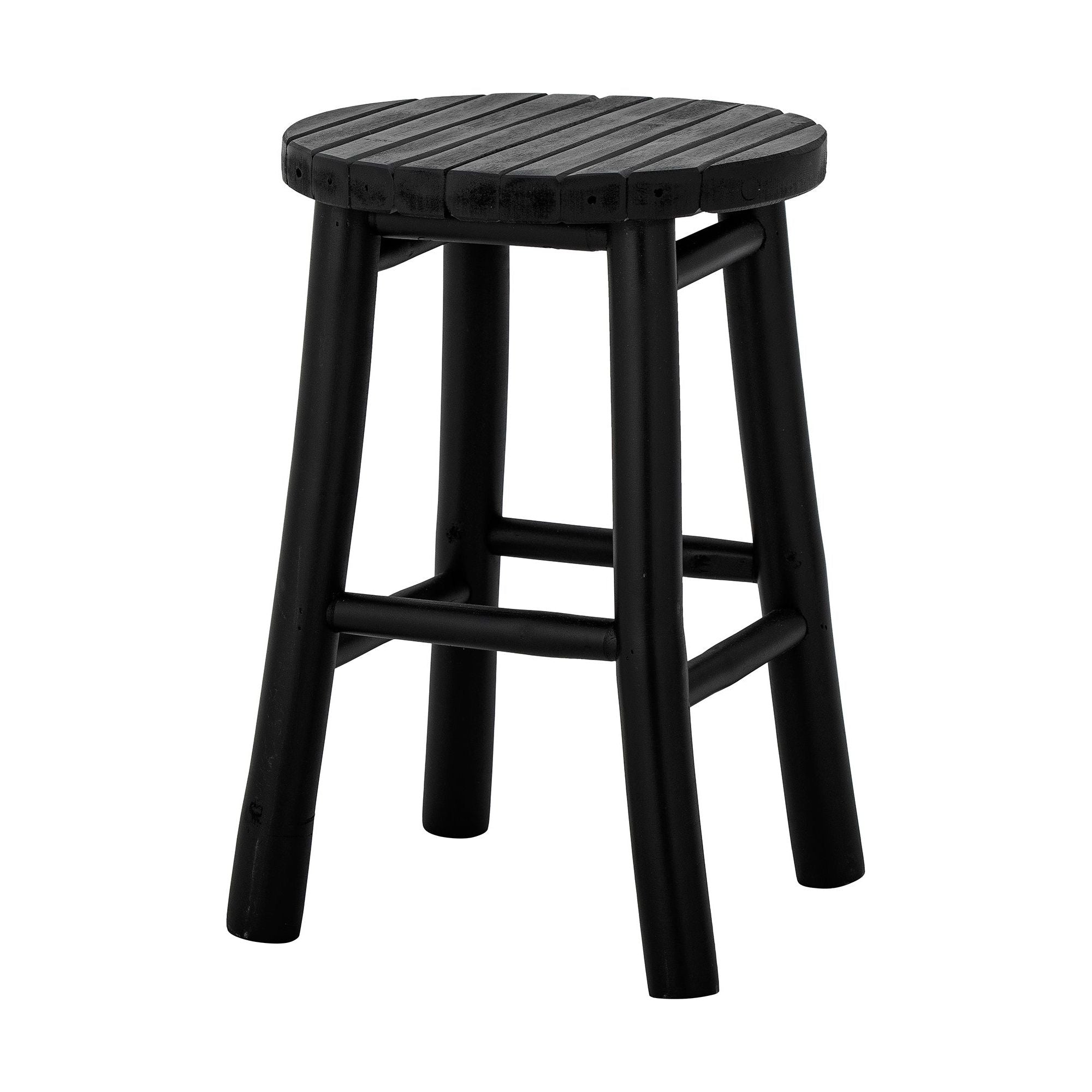 Bloomingville Bilbo Pall, Svart, Bambuträ