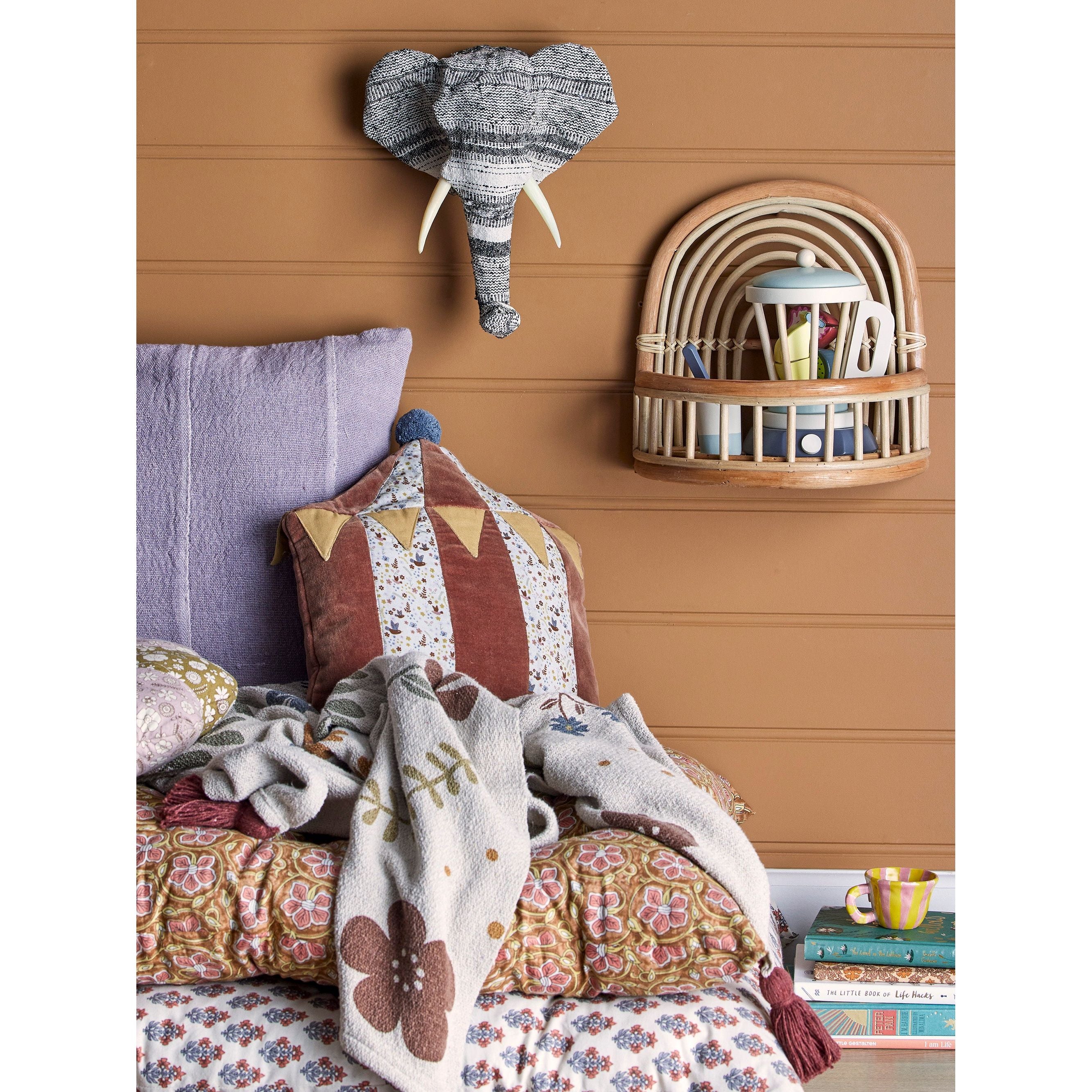 Bloomingville Mini Todi Väggdekoration, Svart, Papier-maché