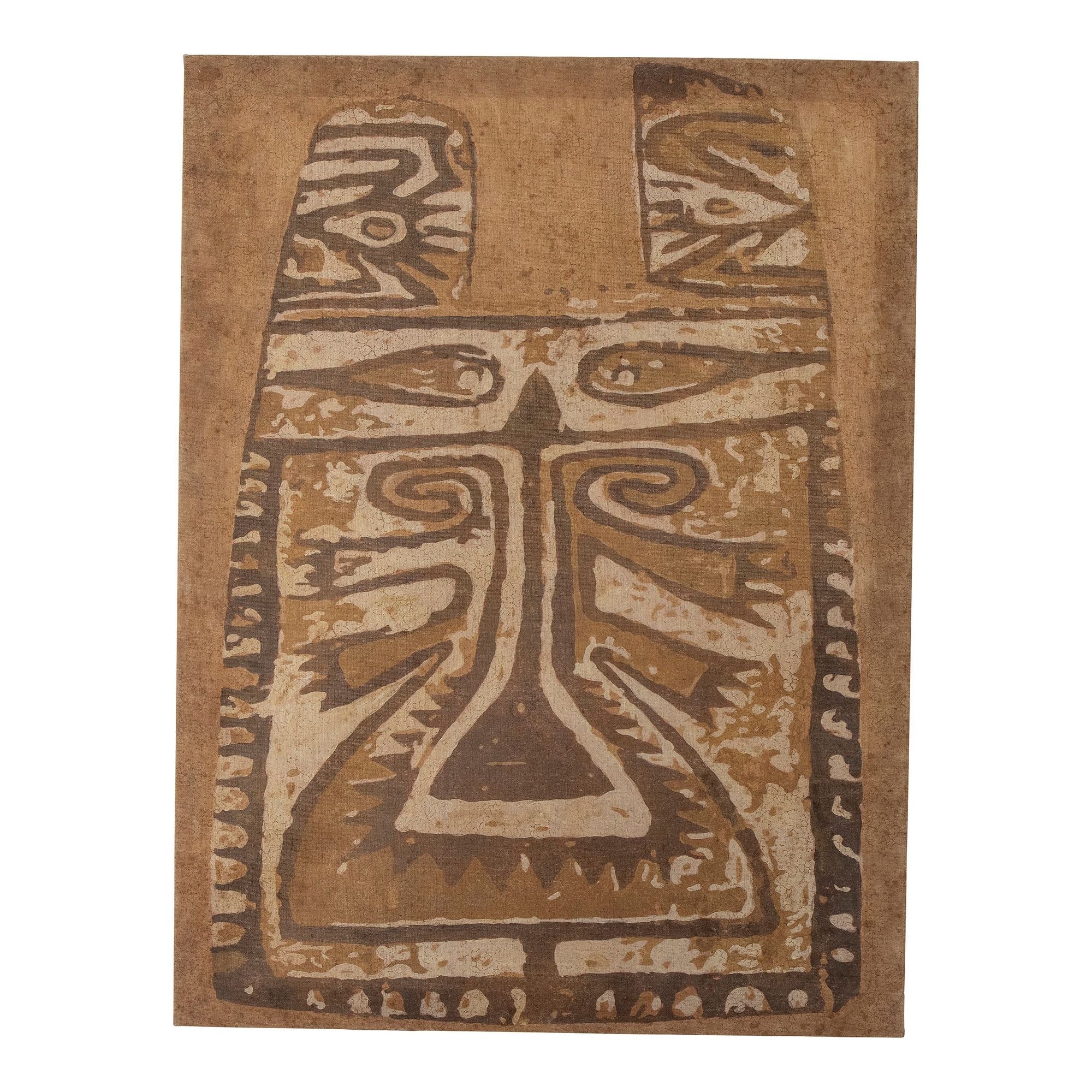 Creative Collection Rossaio Vägdekoration, Brun, Linne