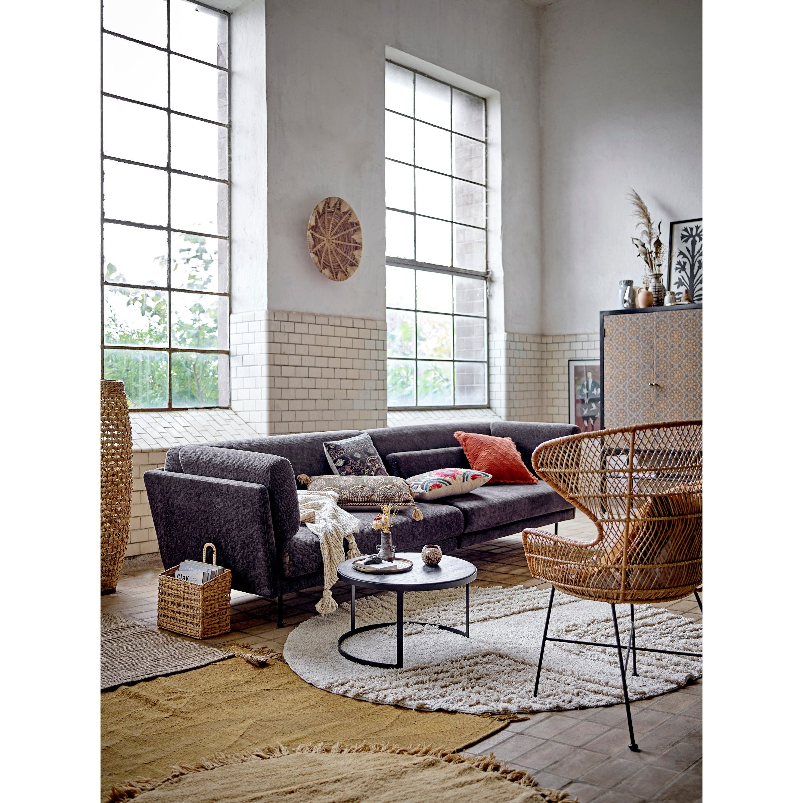 Bloomingville Sonna Väggdekoration, Brun, Bananblad