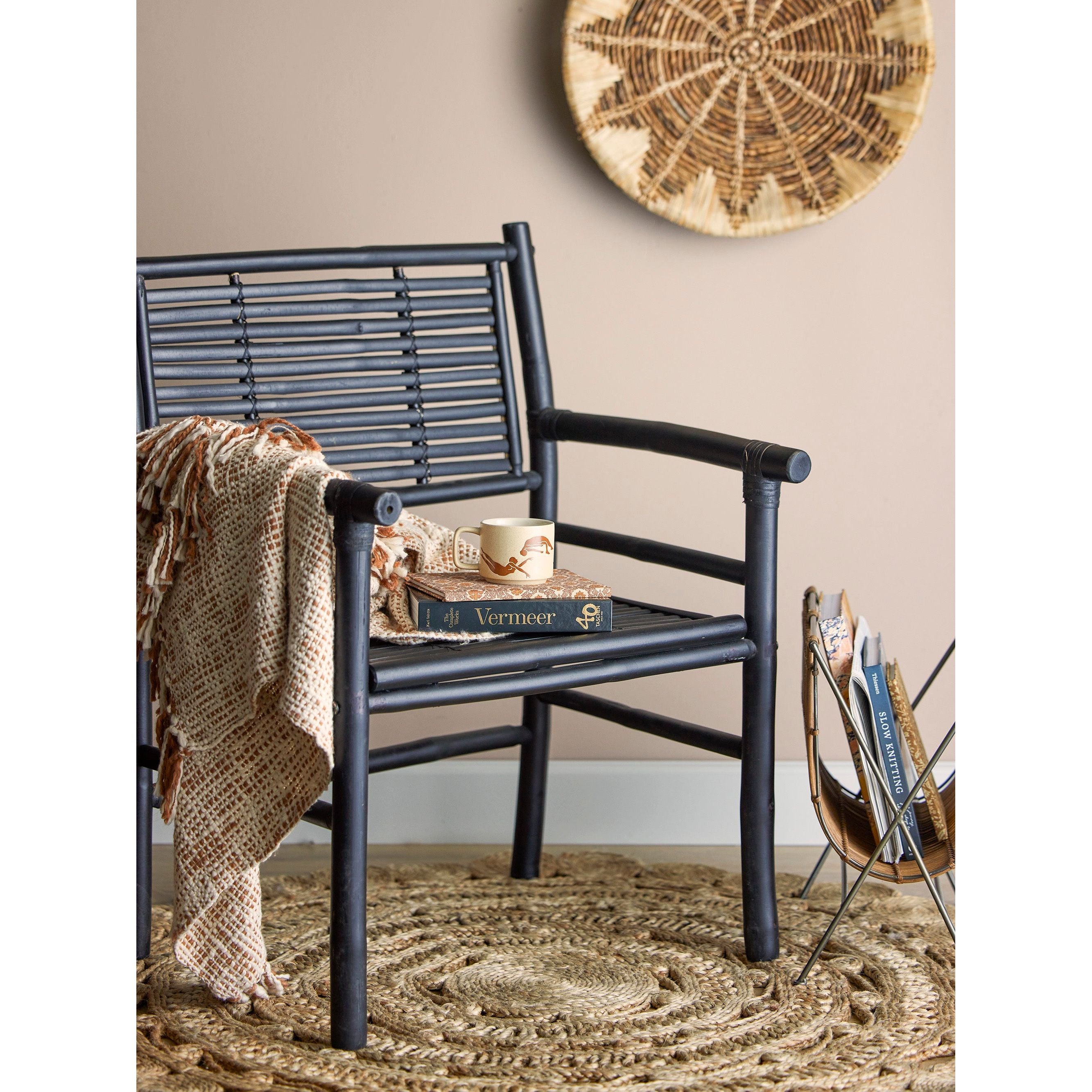 Bloomingville Sonna Väggdekoration, Brun, Bananblad