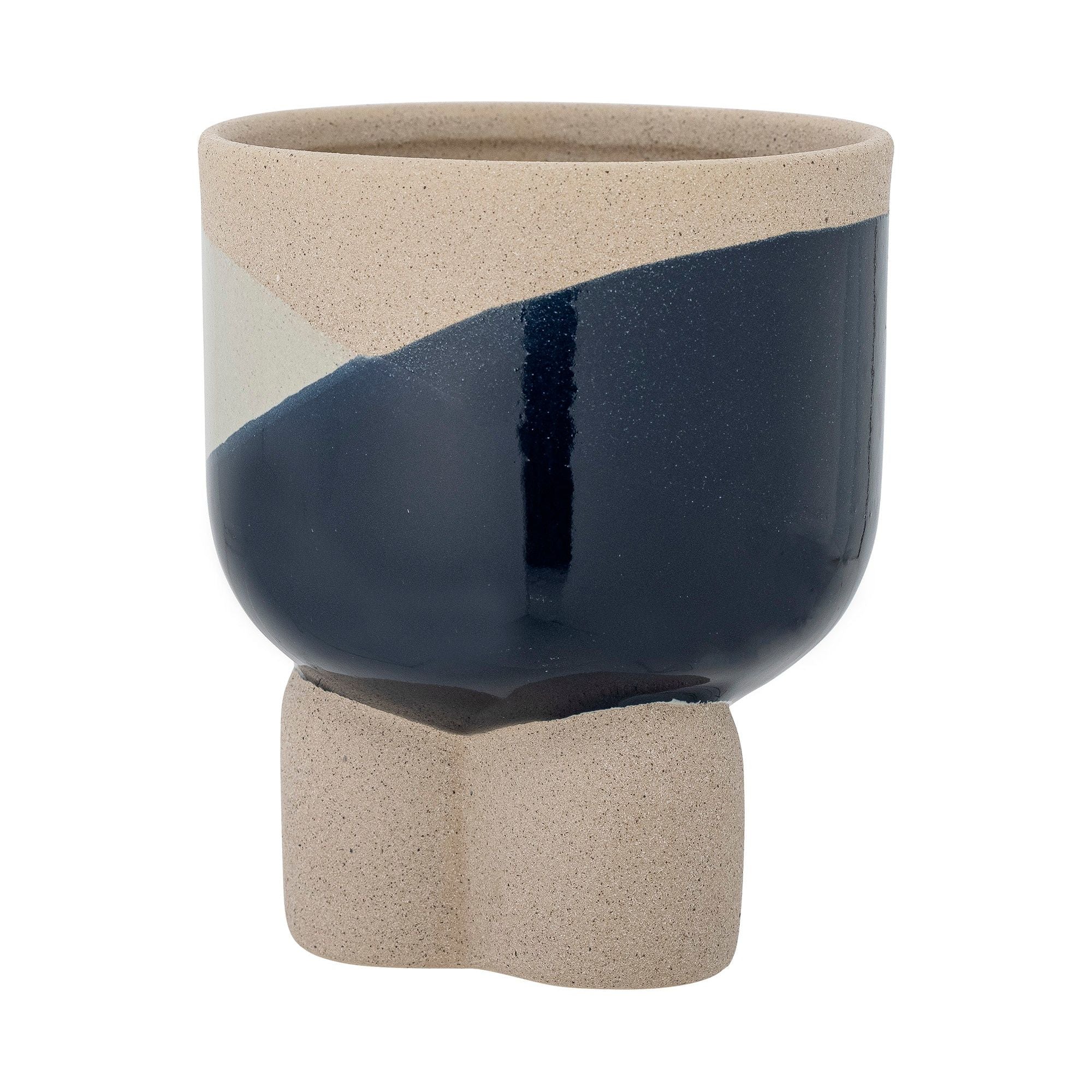 Creative Collection Iness Blomkruka, Blå, Stengods