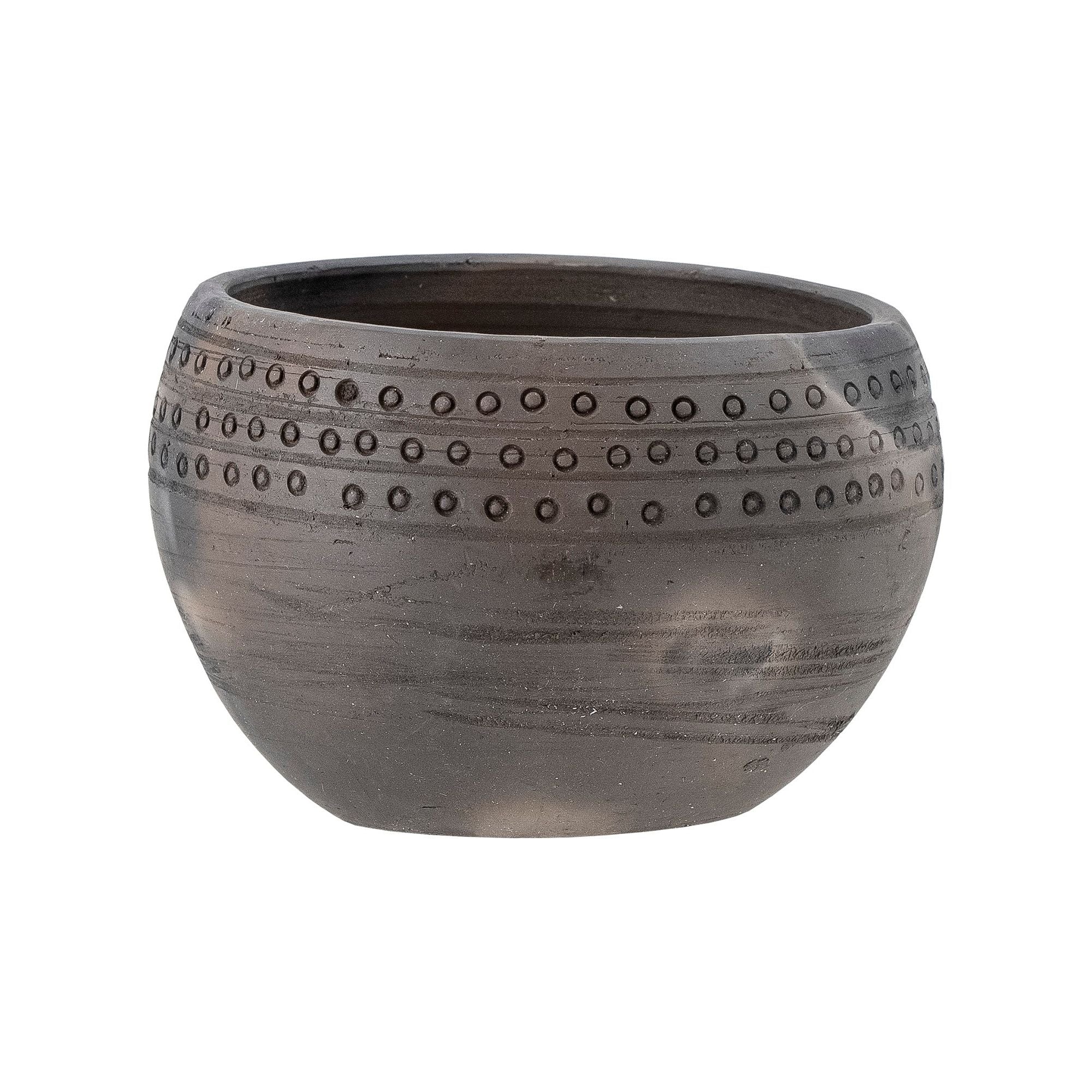 Creative Collection Loane Deco Skål, Brun, Terrakotta