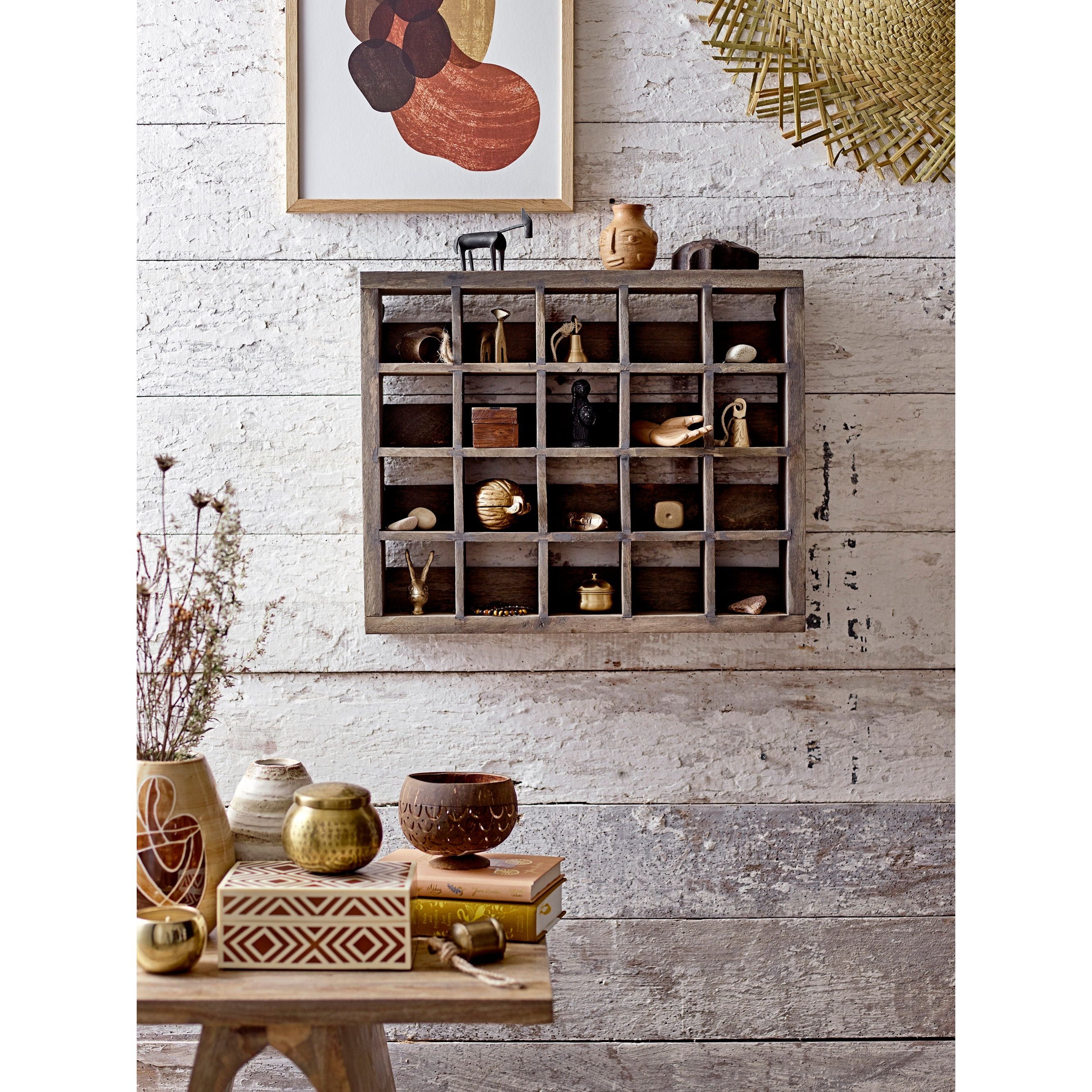 Bloomingville Cemile Låda med Lock, Brun, Mango