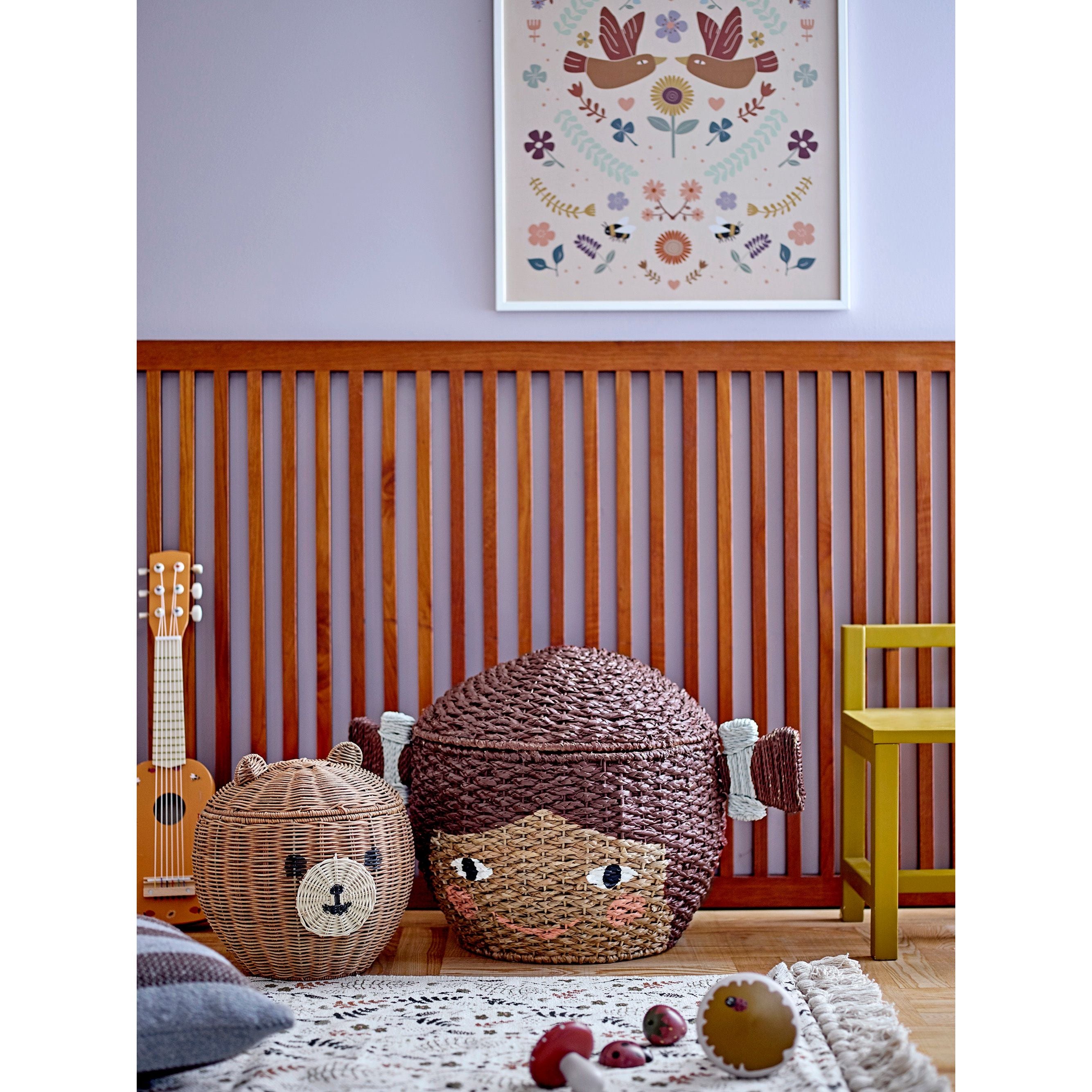 Bloomingville Mini Nann Kuddfodral, Brun, Återvunnen Bomull