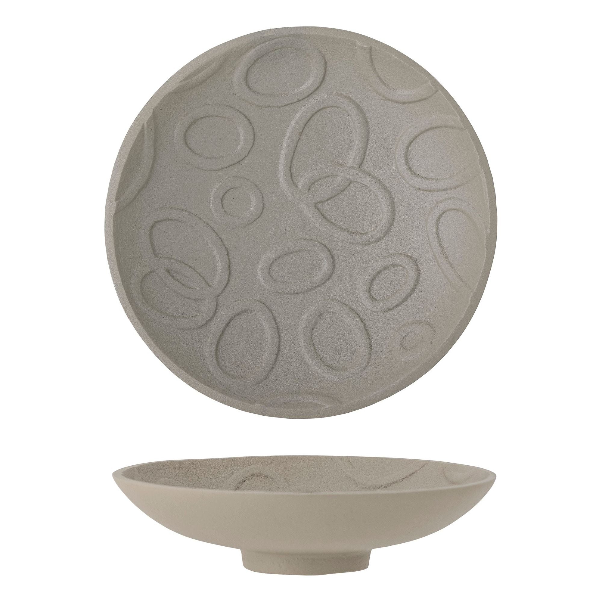 Bloomingville Idalou Skål, Grå, Aluminium