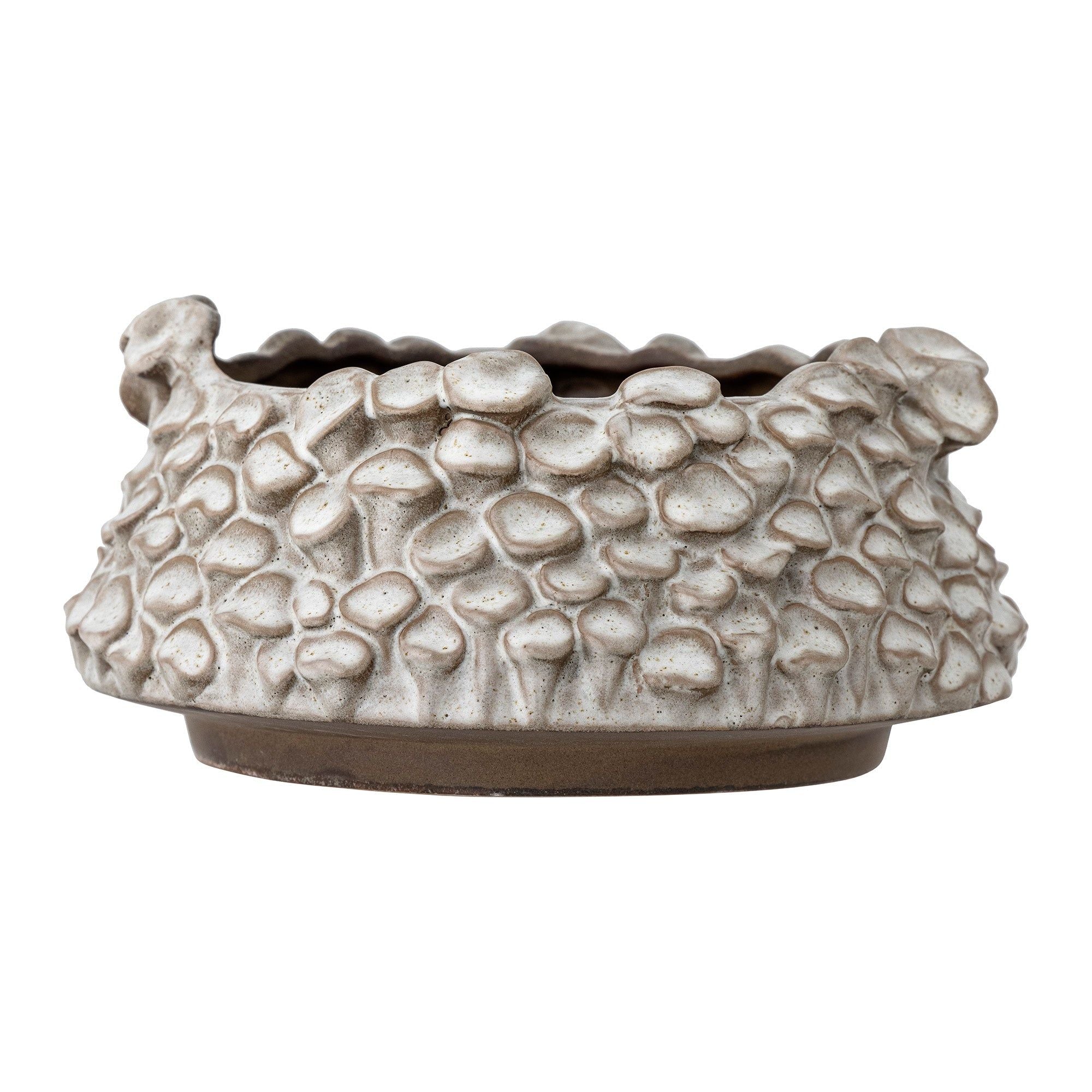 Creative Collection Geran Blomkruka, Grå, Stengods