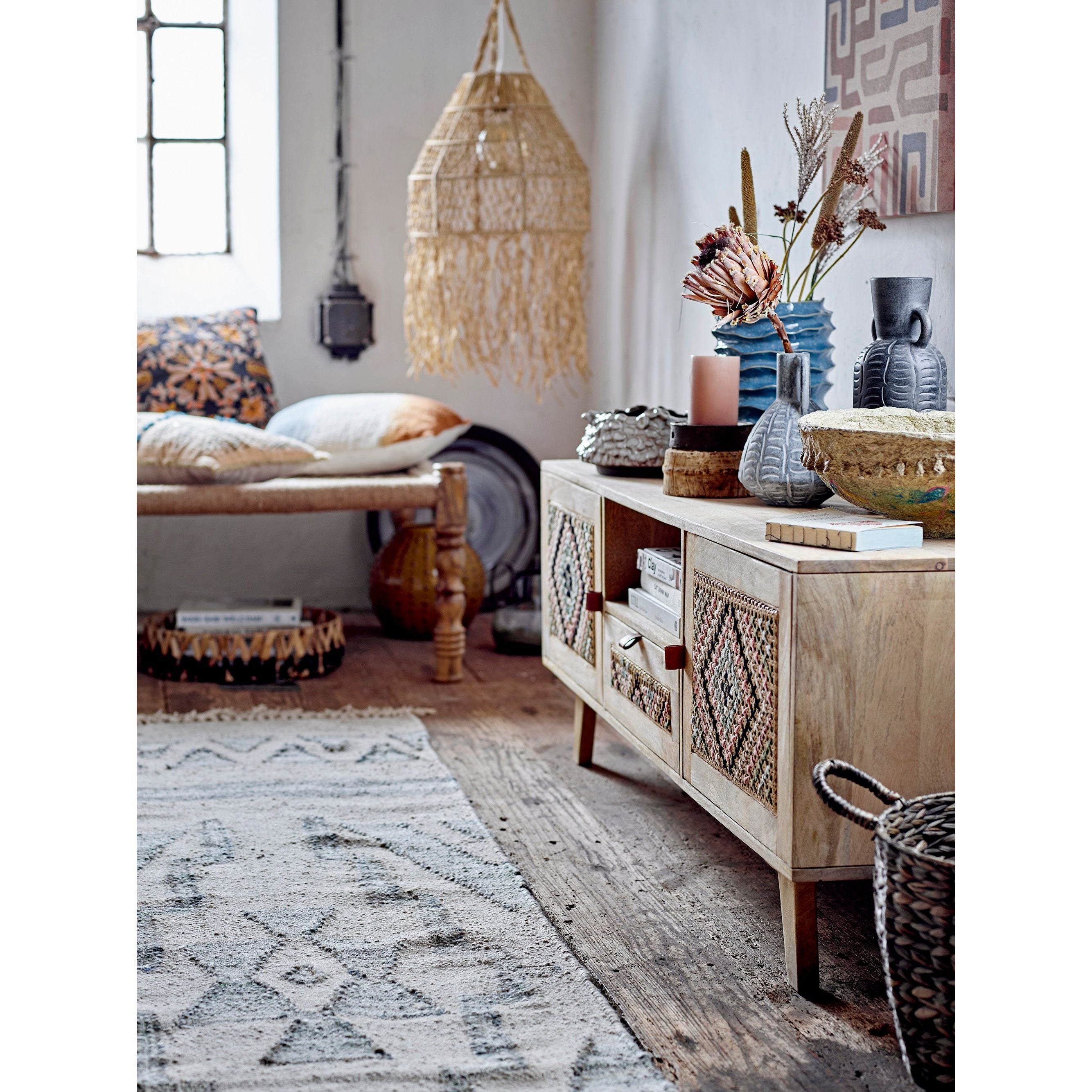 Creative Collection Geran Blomkruka, Grå, Stengods