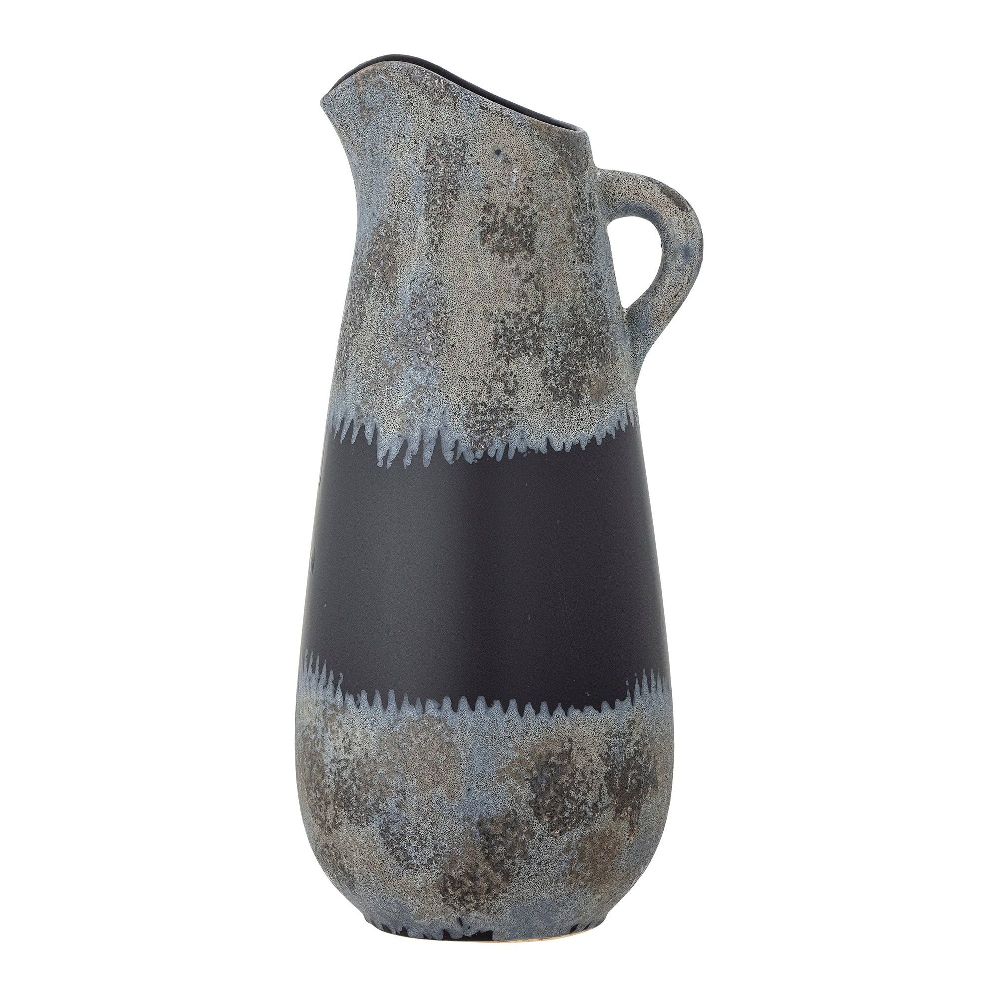 Creative Collection Khumo Vas, Svart, Stengods