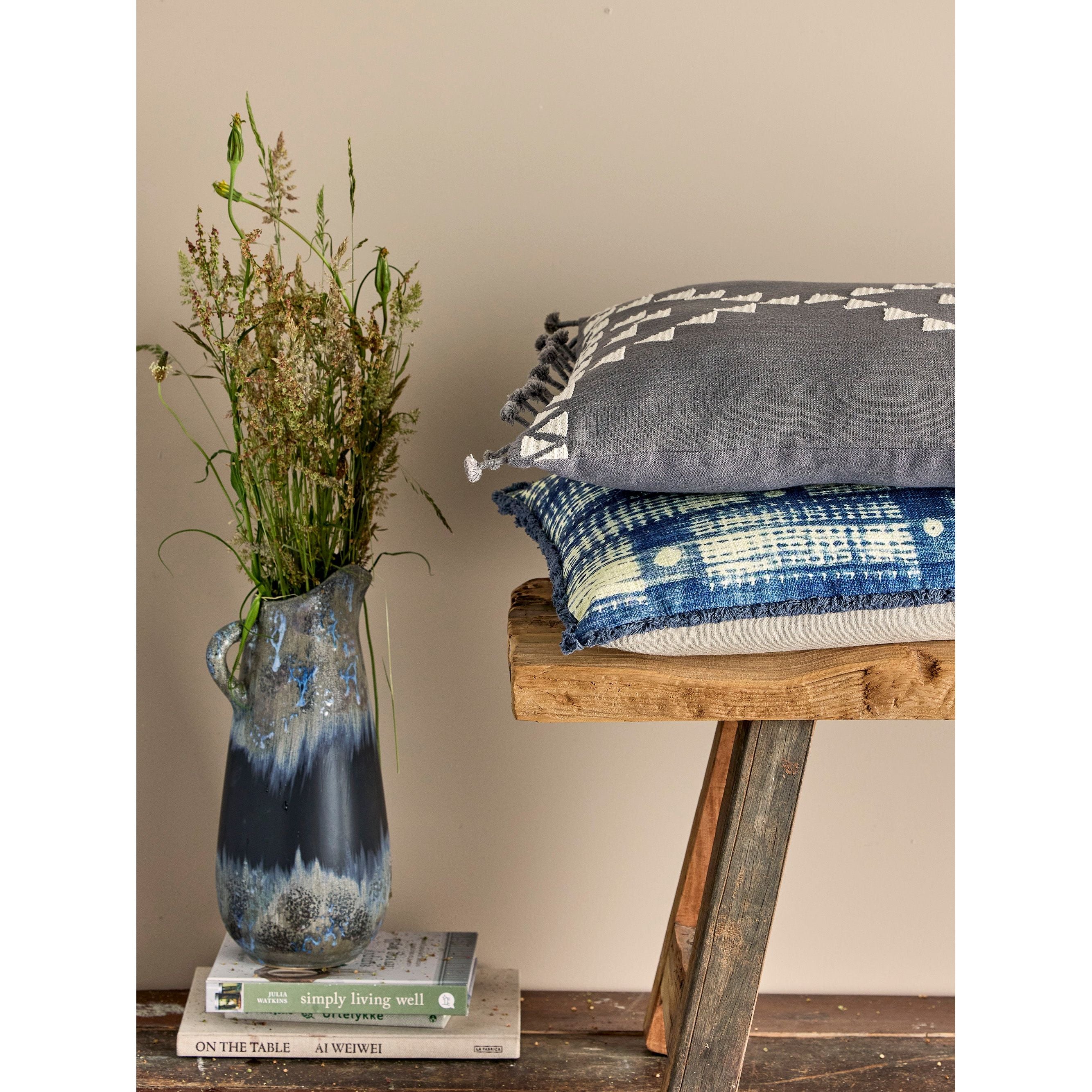 Creative Collection Khumo Vas, Svart, Stengods