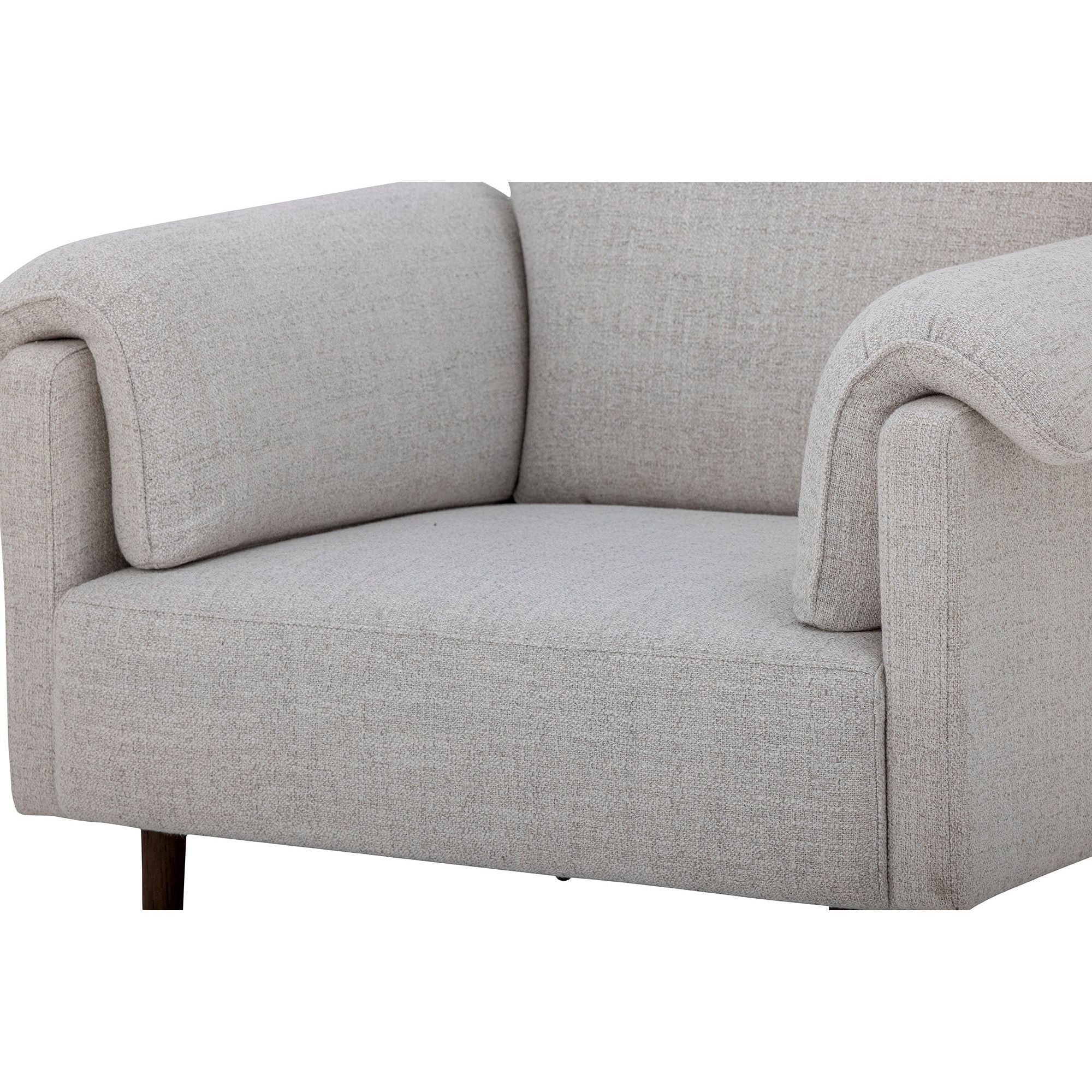 Bloomingville Chesham Loungestol, Vit, Polyester