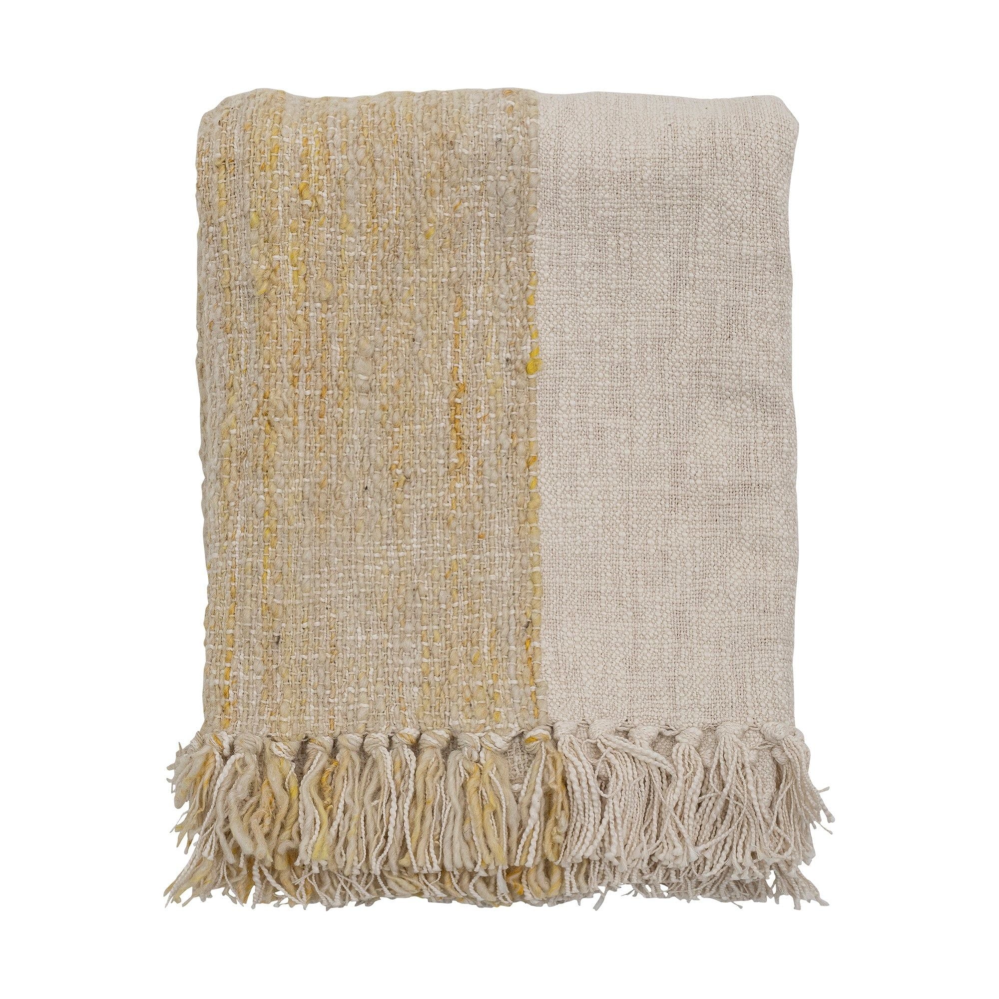 Creative Collection Giuliana Pläd, Natur, Bomull