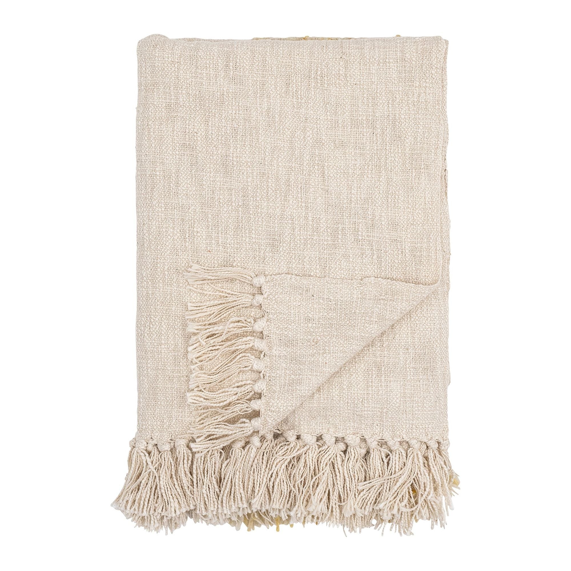 Creative Collection Giuliana Pläd, Natur, Bomull